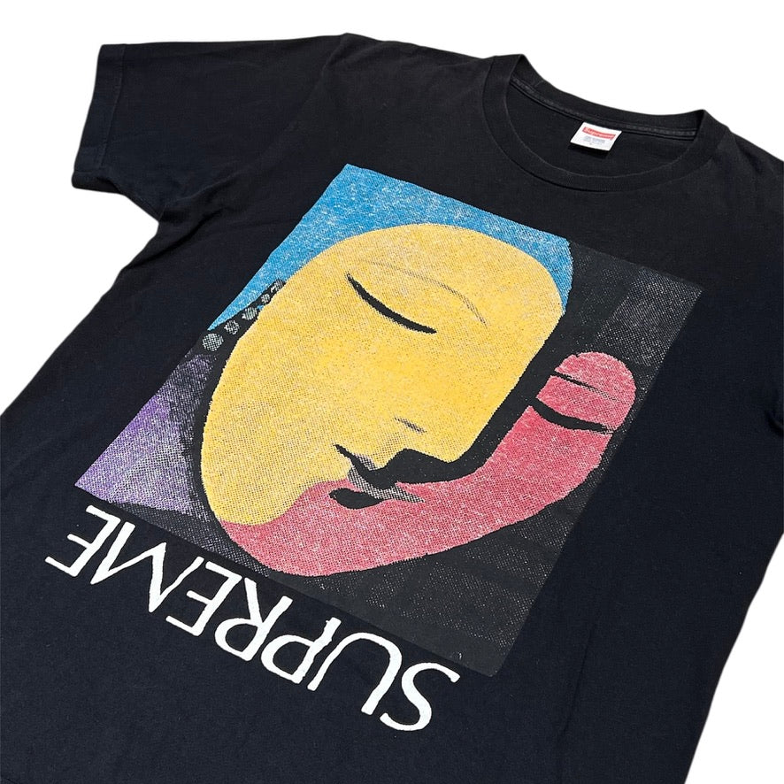 Supreme Abstract Art Picasso Double Face Black Tshirt