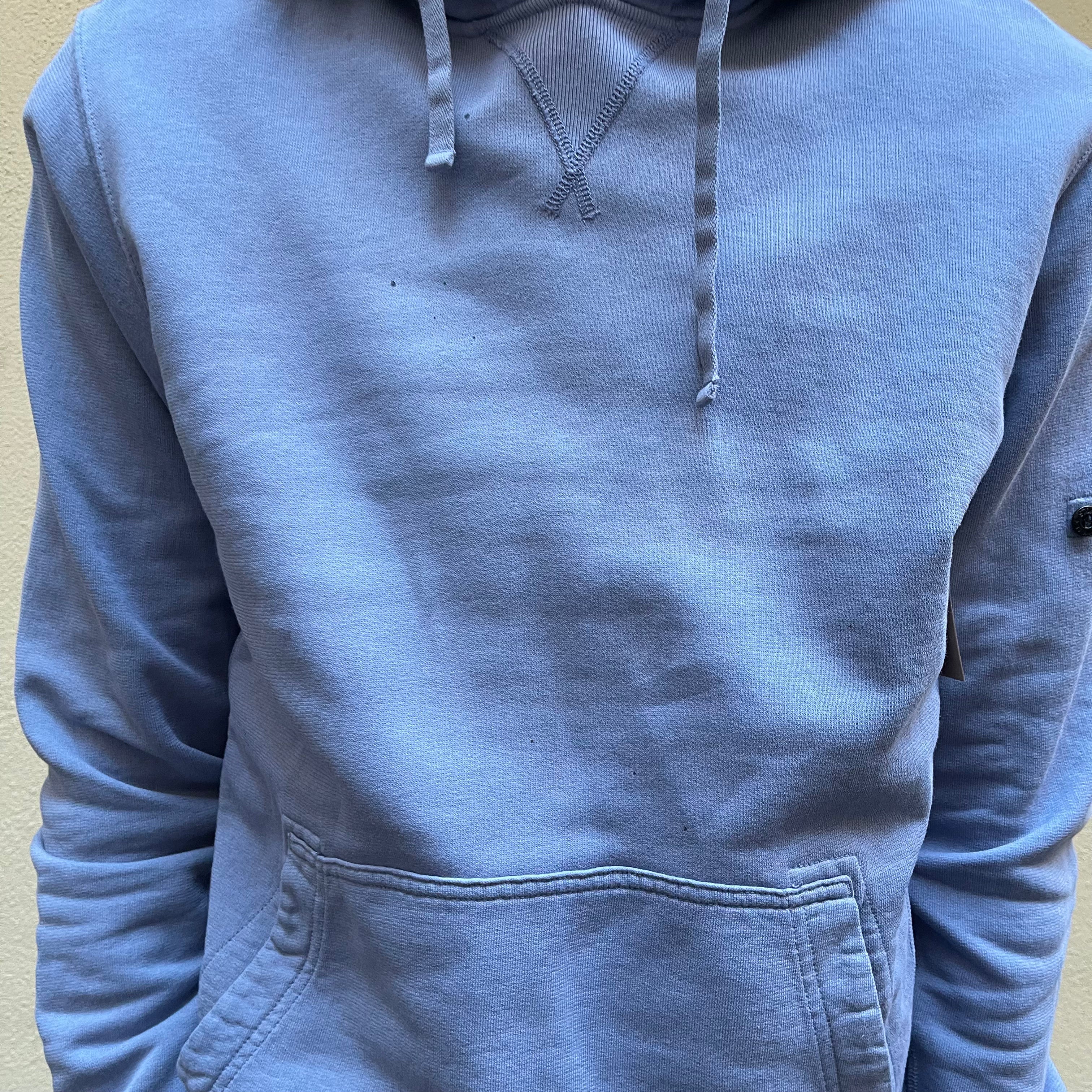 Stone Island Blue Dyed Hoodie