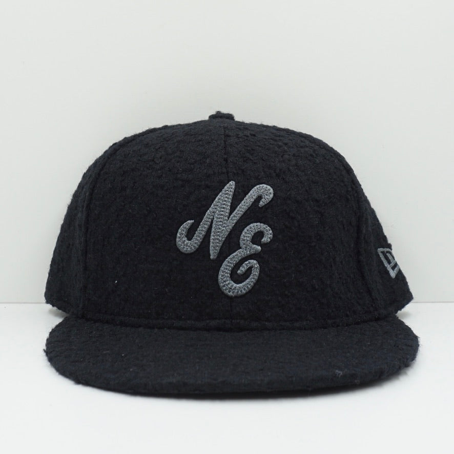 New Era Black Wool Fitted Cap