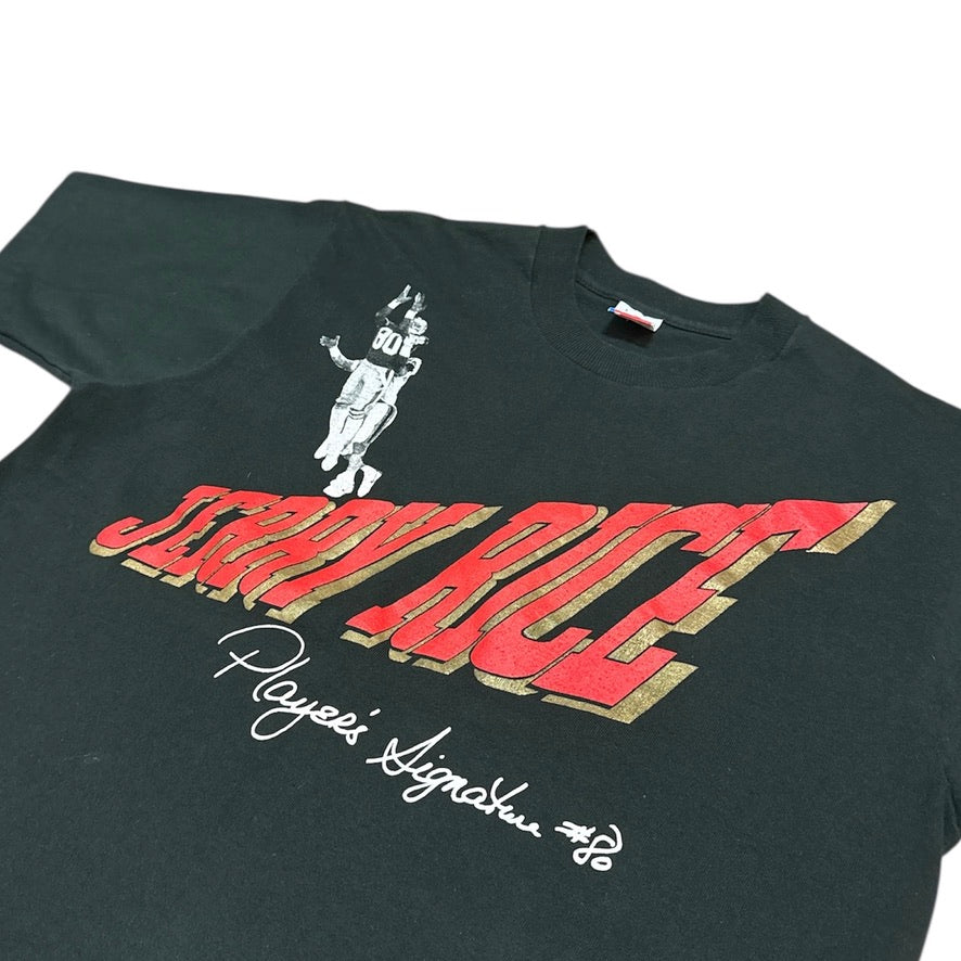 Fruit Of The Loom Jerry Rice Black Tshirt
