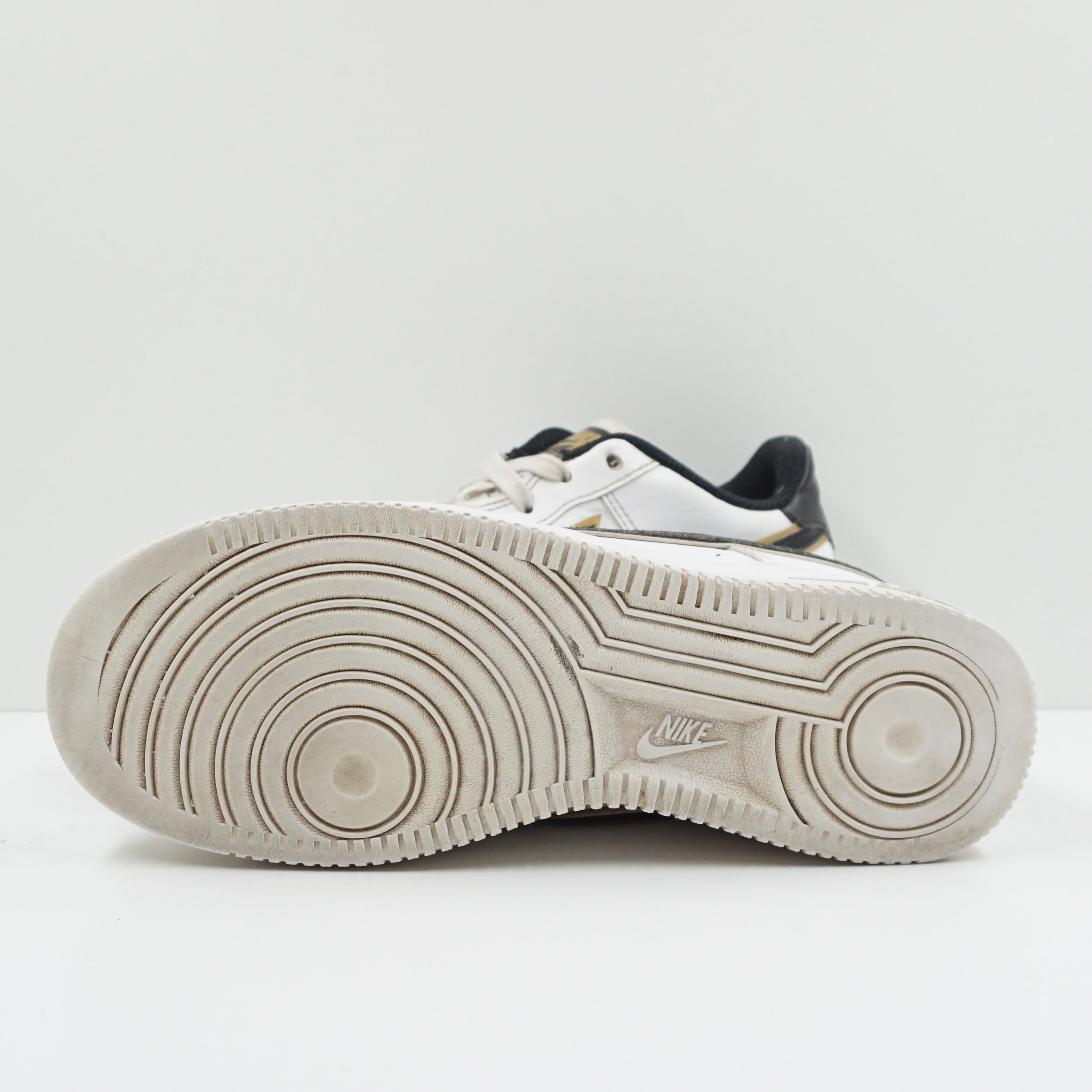 Nike Air Force 1 Low '07 LV8 Double Swoosh White Metallic Gold (GS)