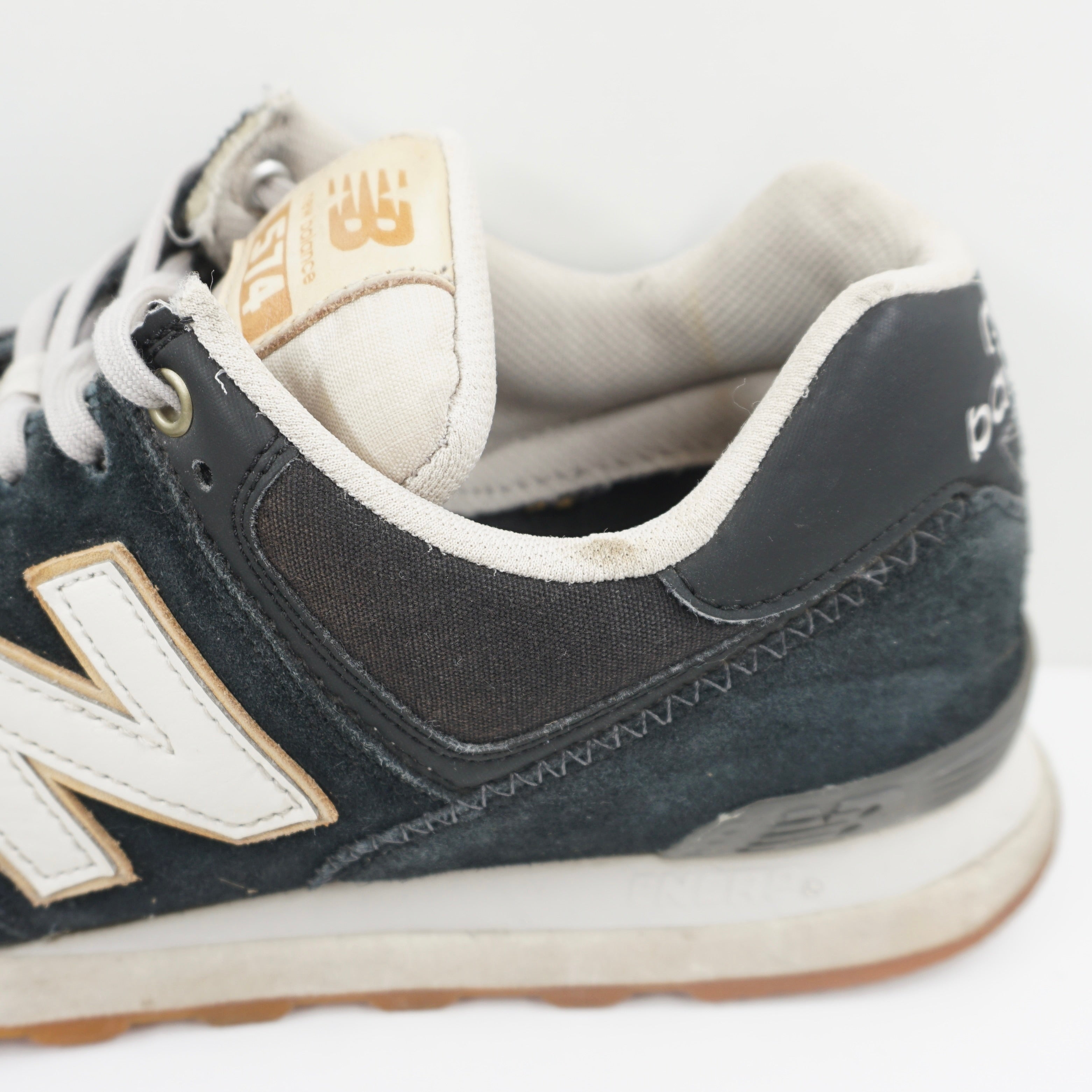 New Balance ML574OUA Black Suede