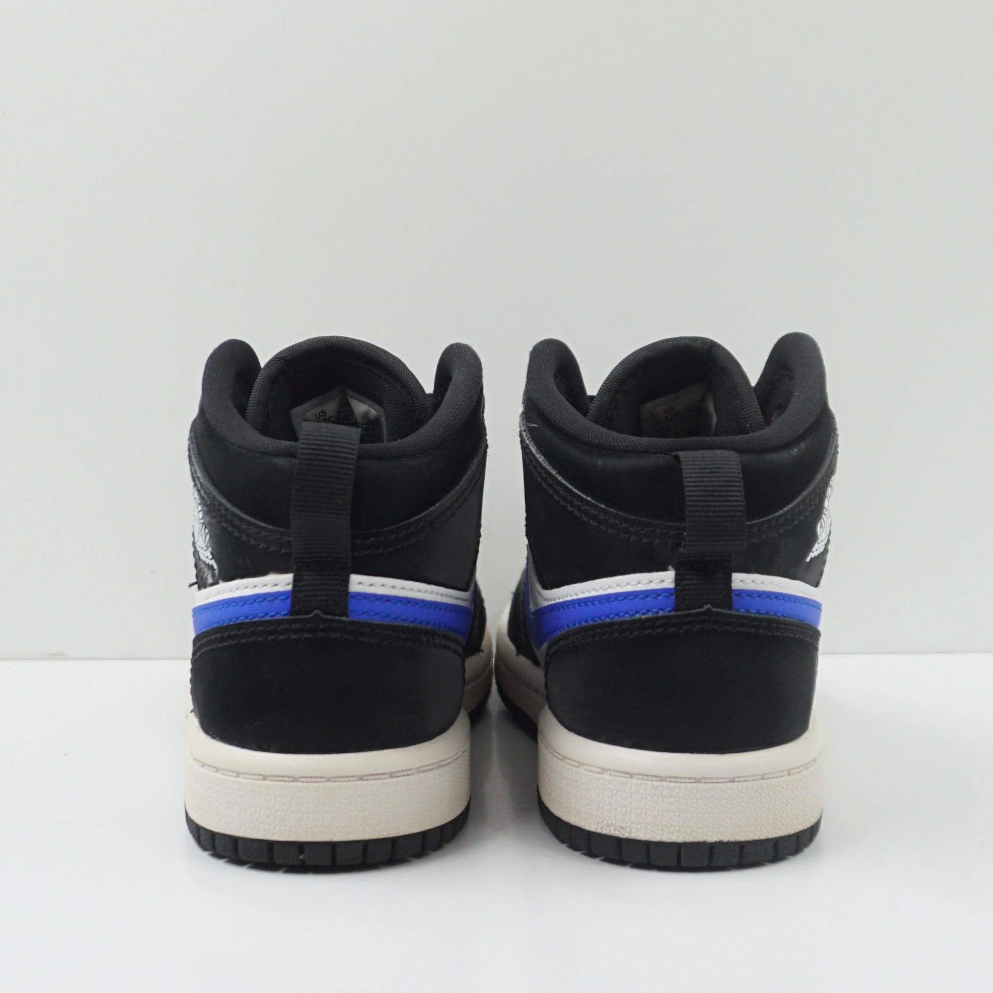 Jordan 1 Mid Black Racer Blue White (PS)