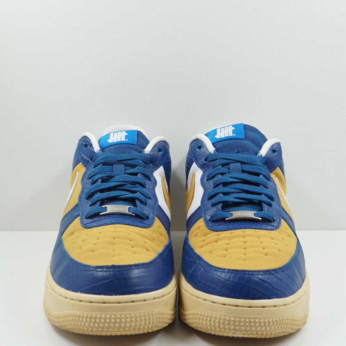 Nike Air Force 1 Low SP Undefeated 5 On It Blue Yellow Croc