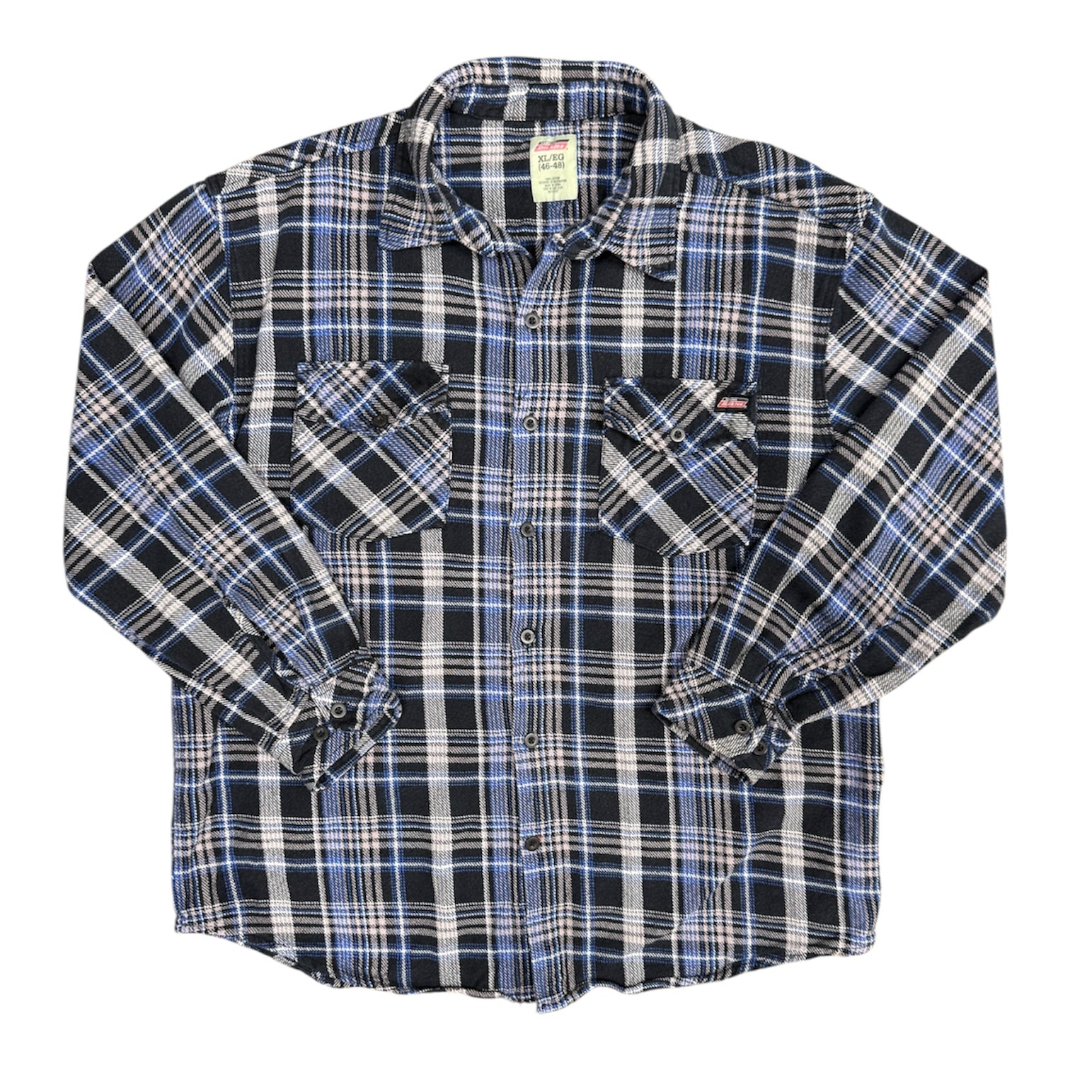 Dickies Blue Navy Flannel Overshirt