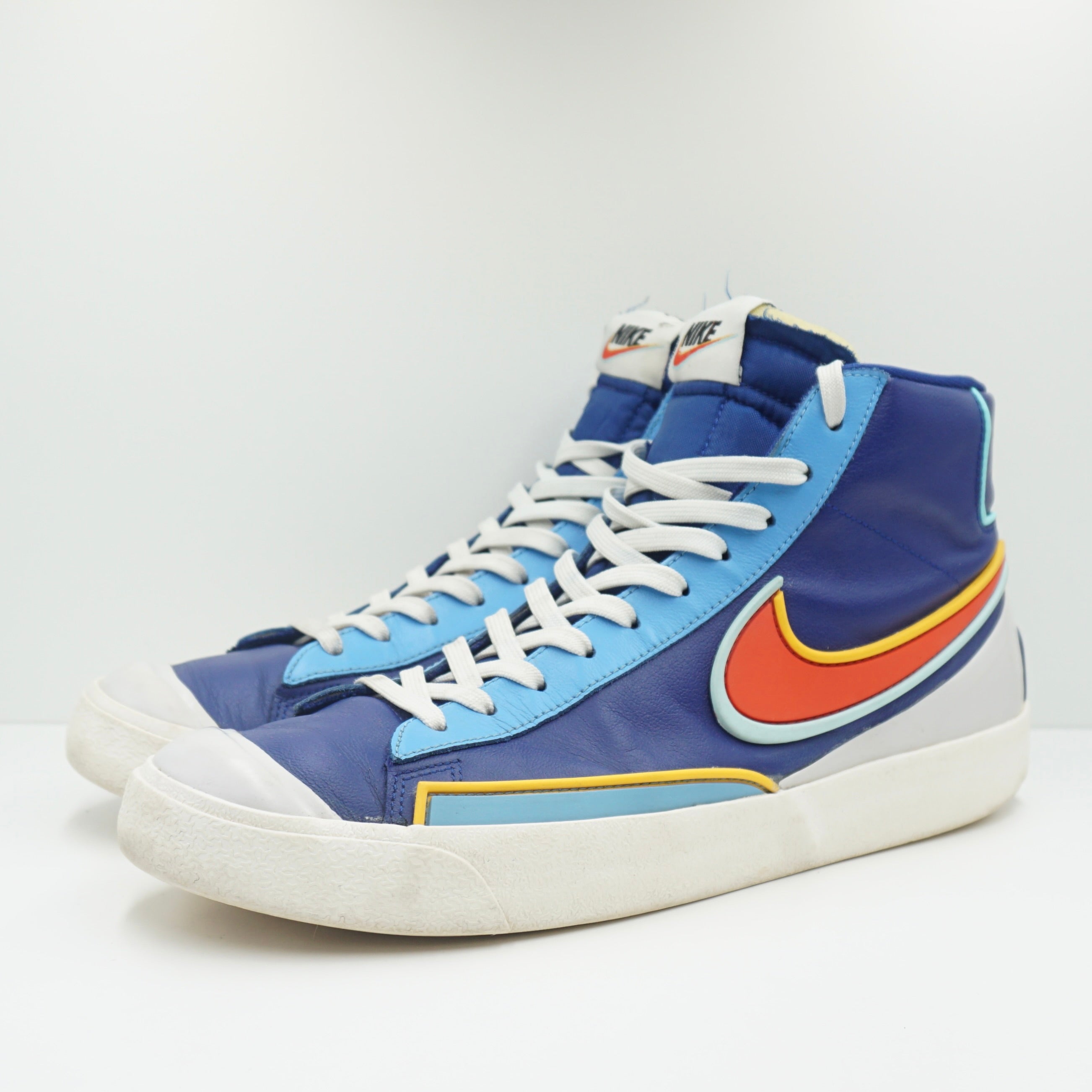 blue nike blazer high