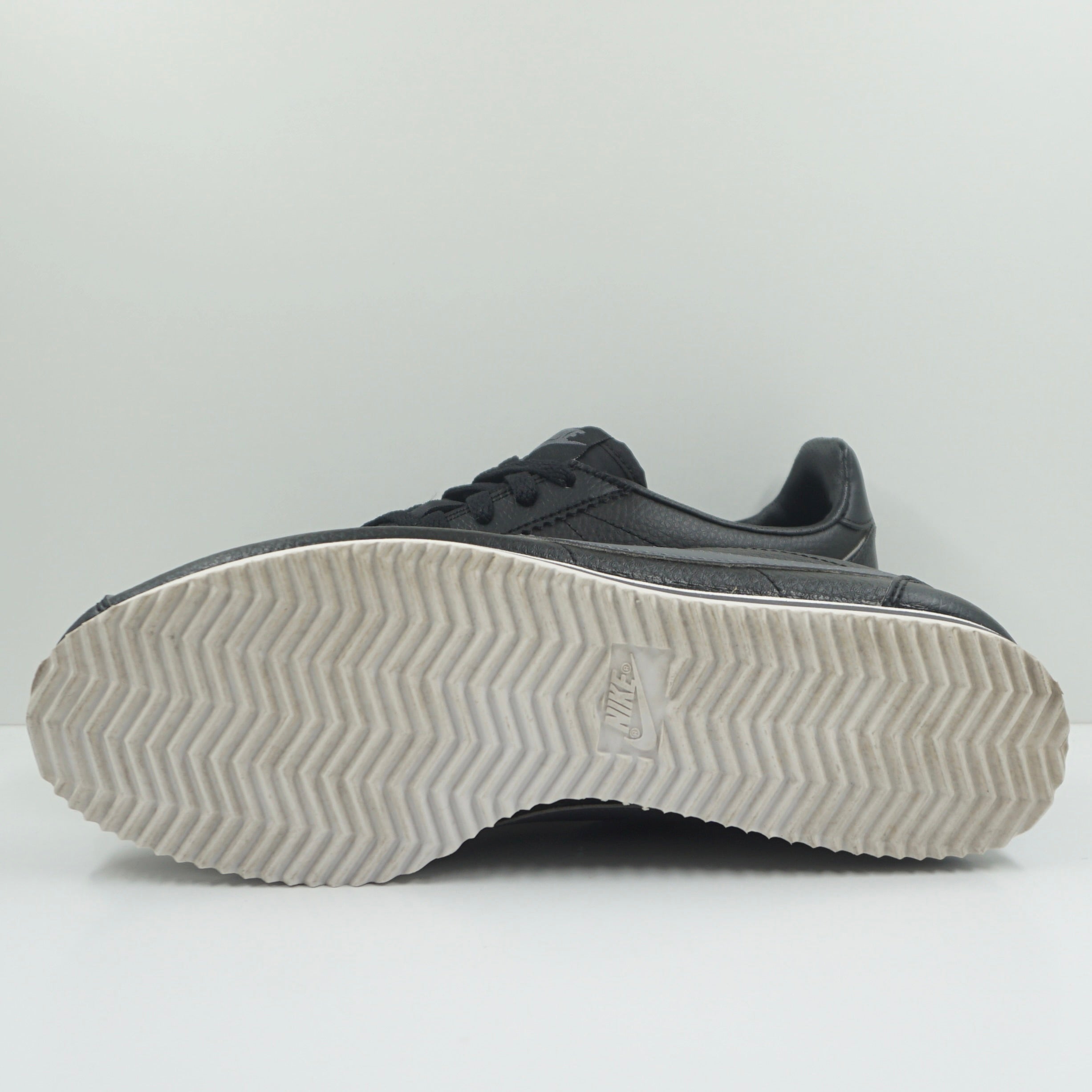 Nike Classic Cortez Leather Black Dark Grey White