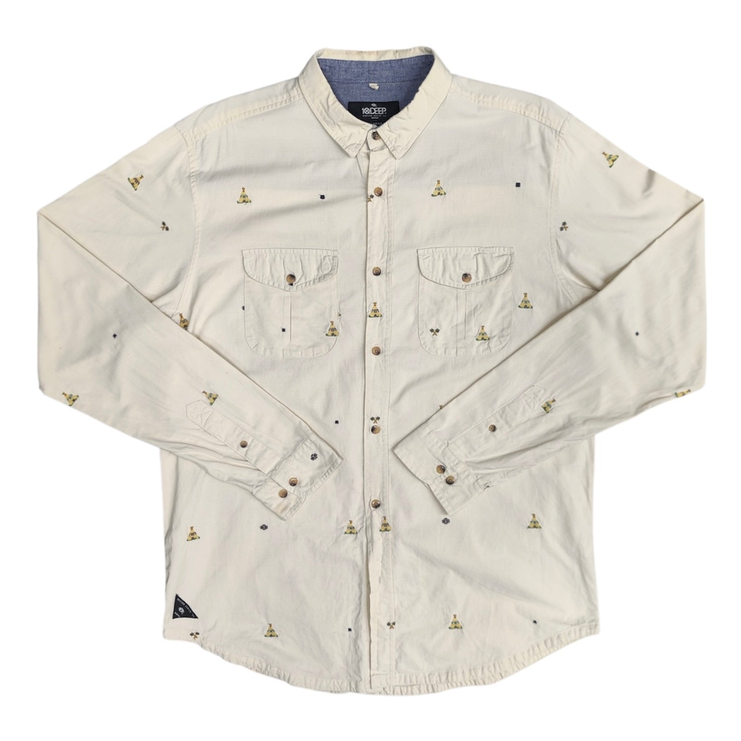 10Deep Embroidered Tipi Sail Shirt