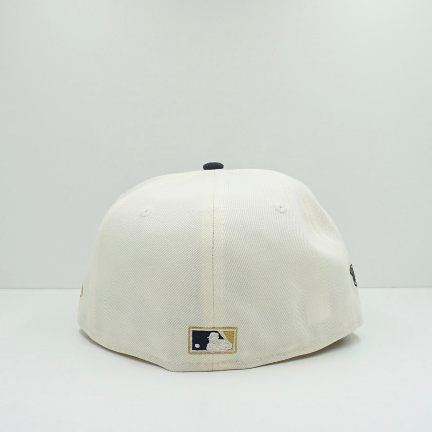New Era Toronto Blue Jays Beige Navy Fitted Cap