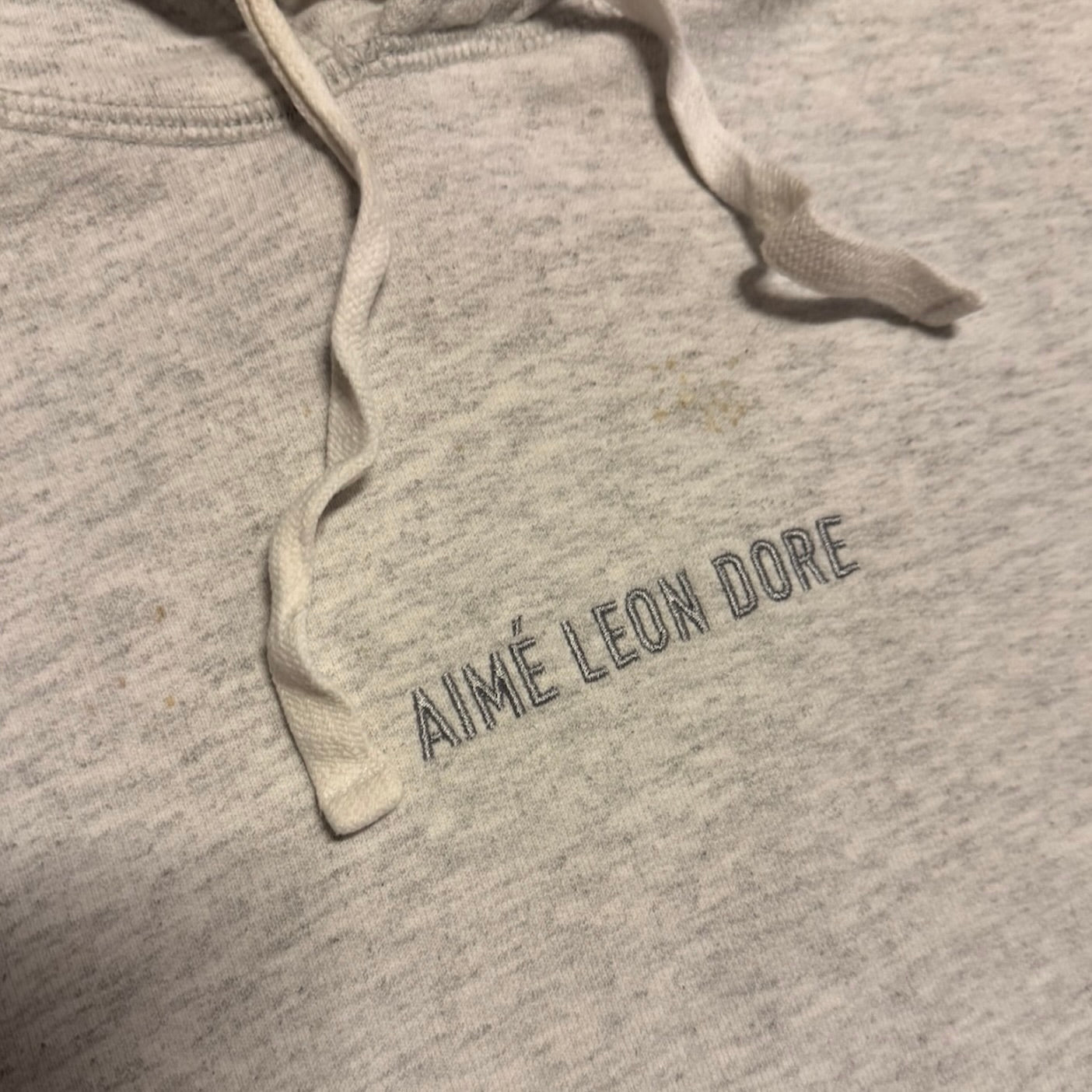 Aime Leon Dore Logo Grey Hoodie