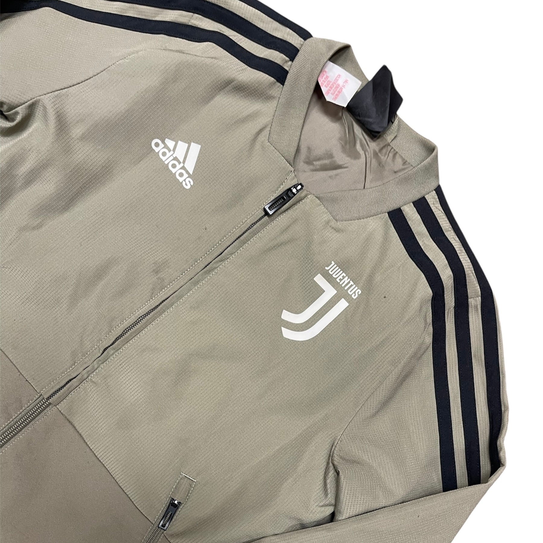 Adidas Juventus Pre-Match Football Khaki Track Top (Youth)