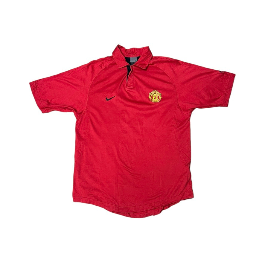 Nike Manchester United 2000s Polo Football Training Jersey