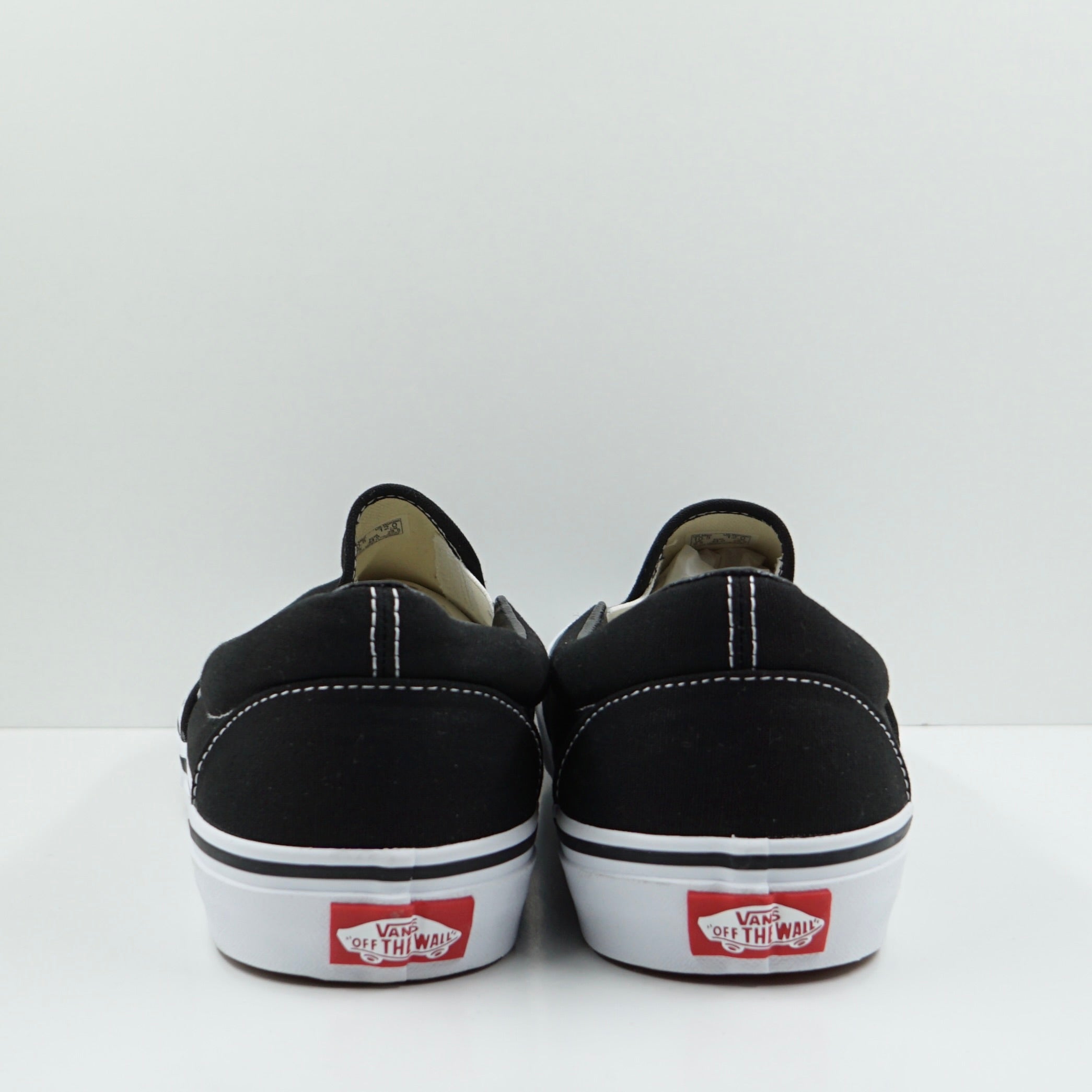 Vans Slip On Black White