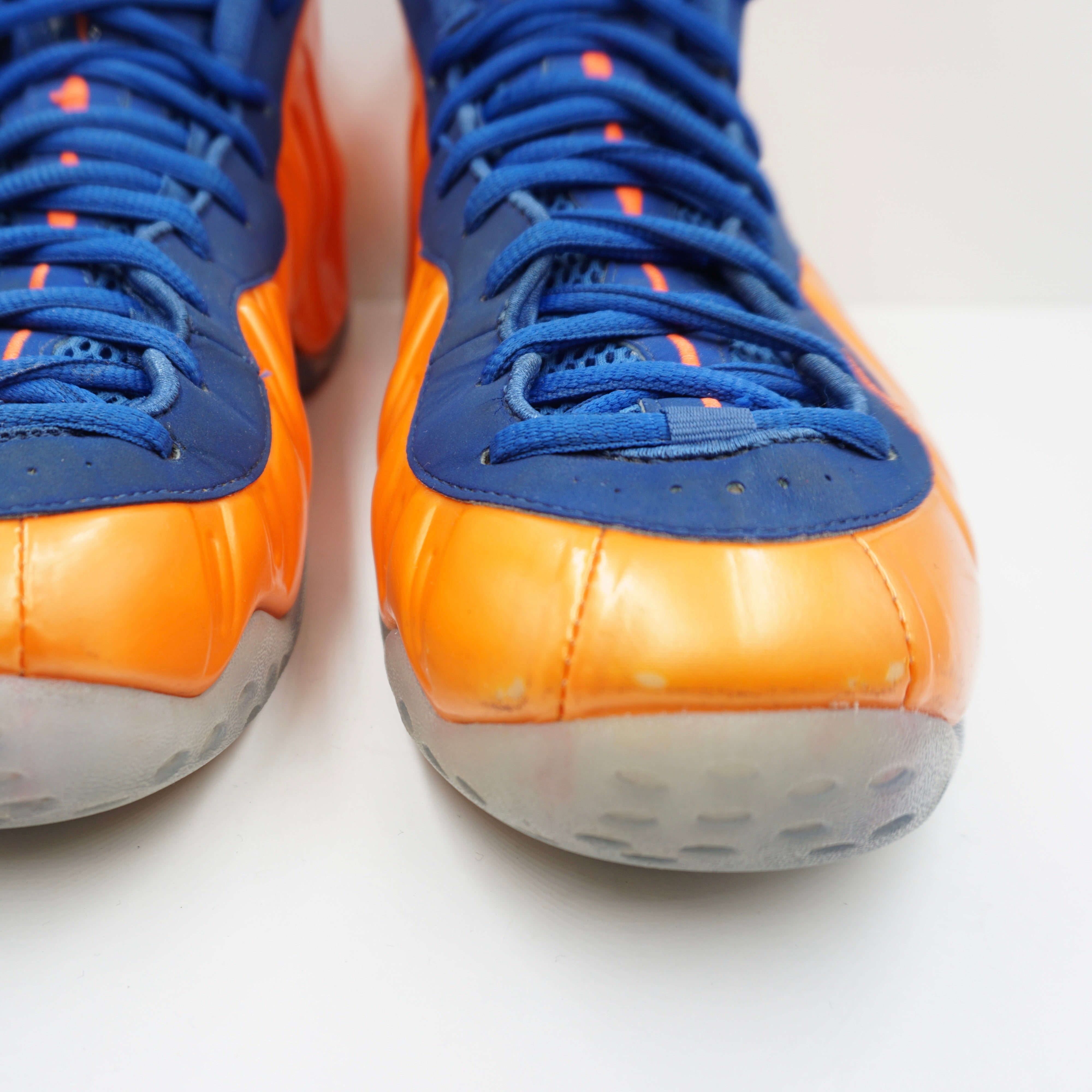 Nike foamposite one knicks best sale