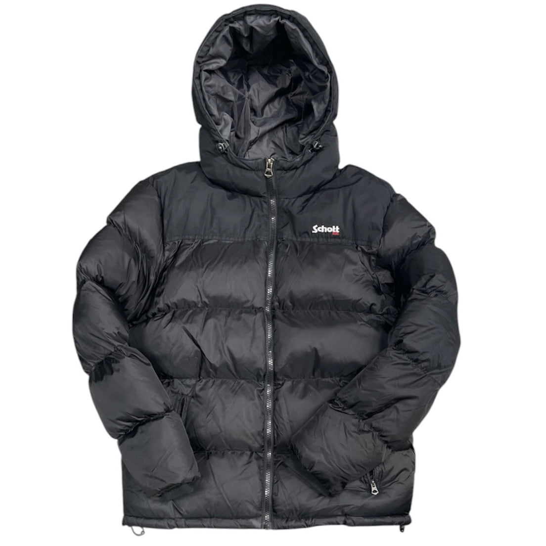 Schott NYC Idaho Black Puffer Jacket