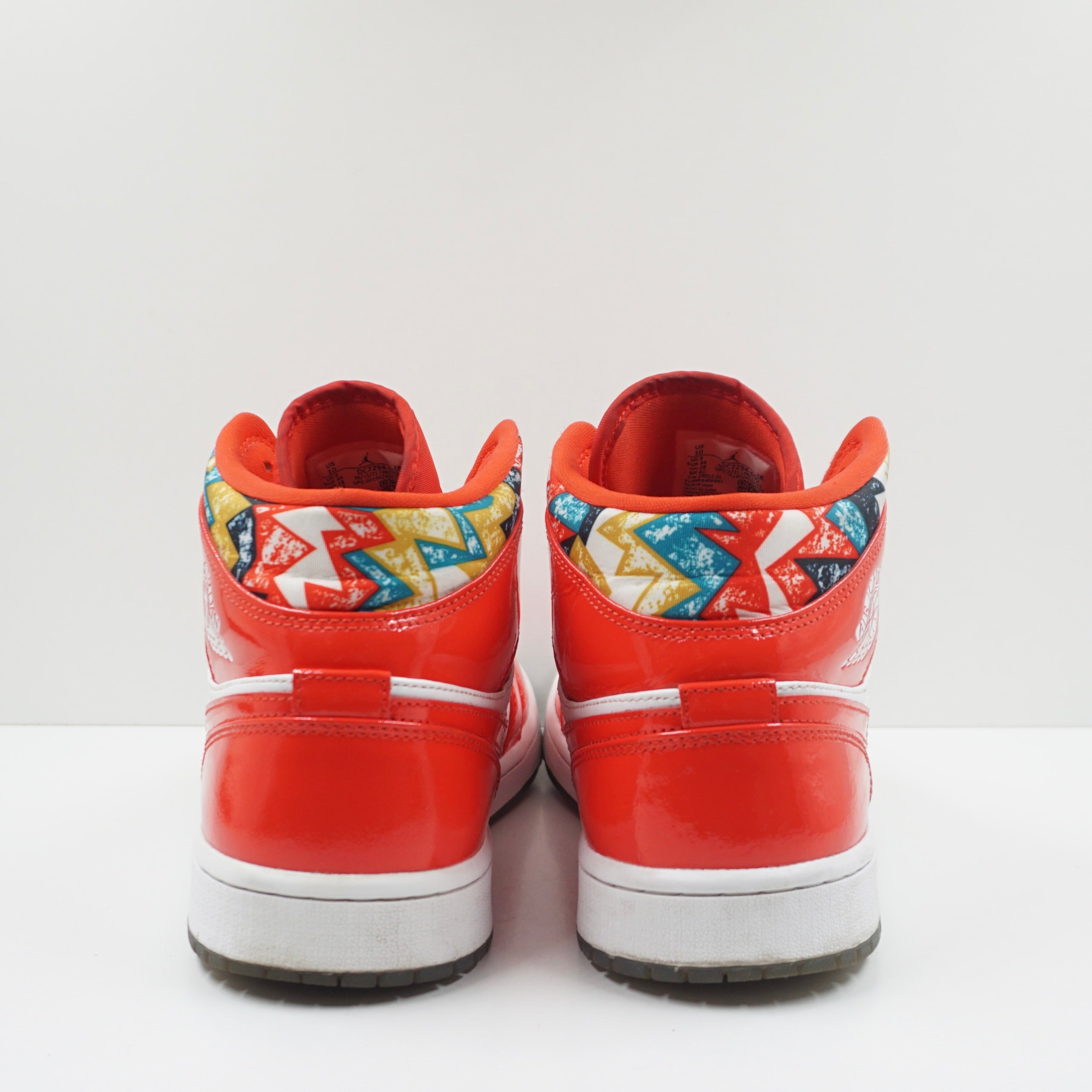 Jordan 1 Mid Barcelona Sweater Red Patent