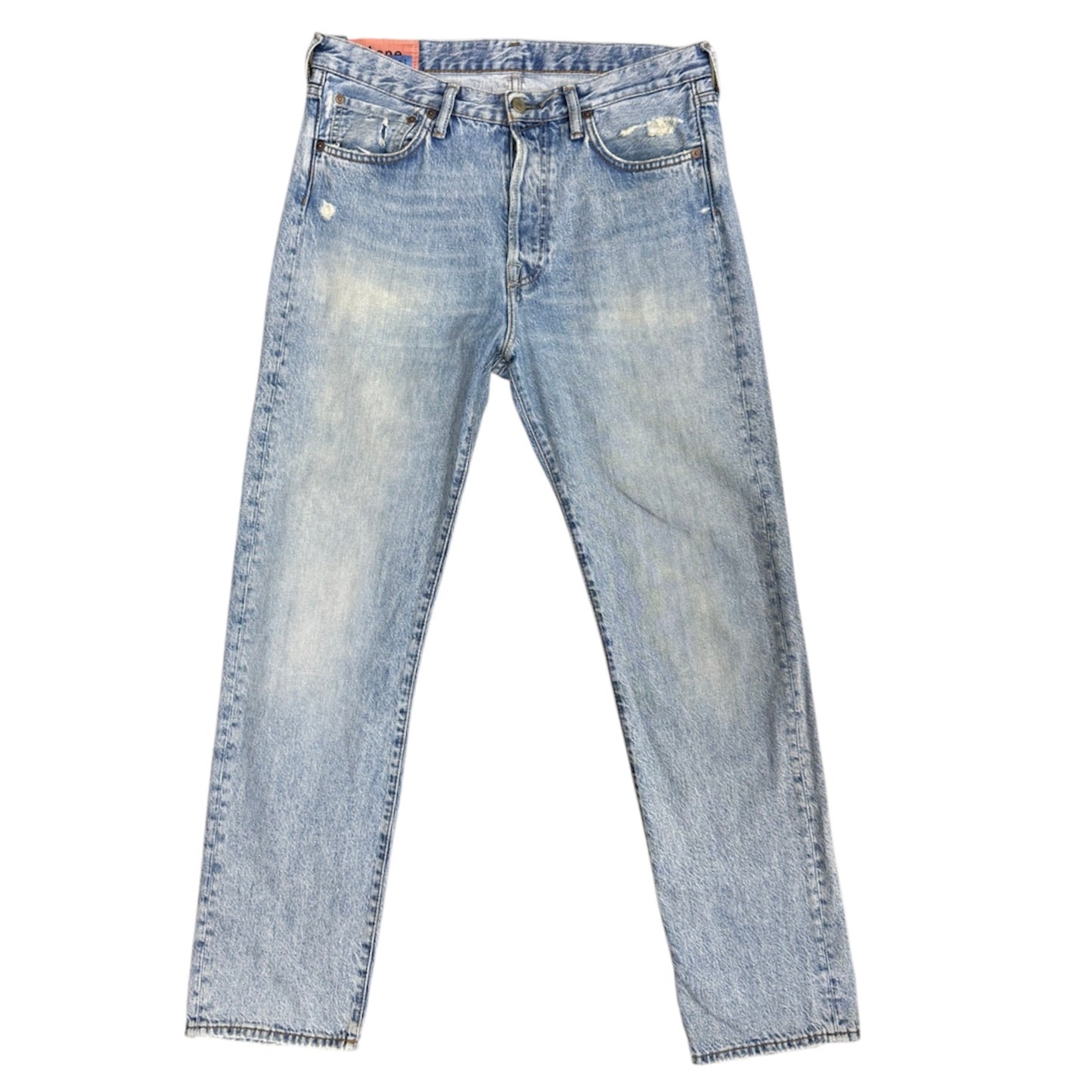 Acne Studio Blå Konst 1996 Light Blue Trash Jeans