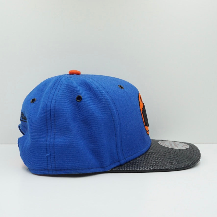 Mitchell & Ness New York Knicks Blue Snapback Cap