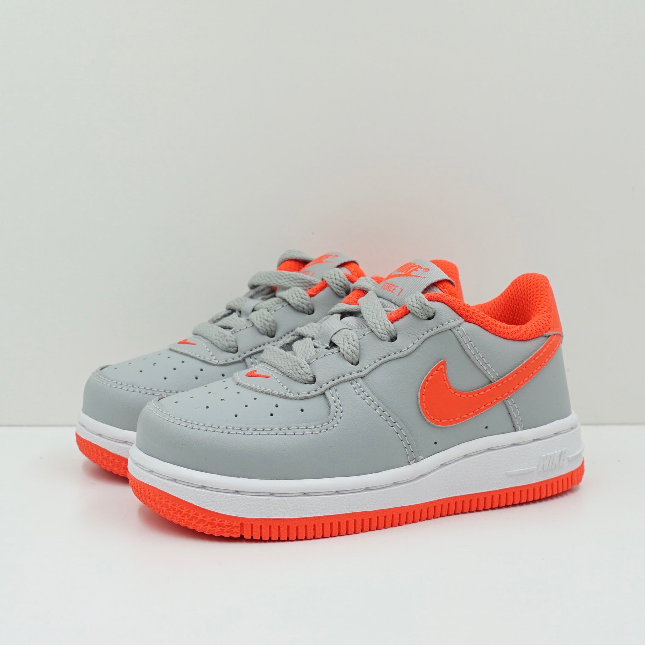 Nike Force 1 Light Smoke Bright Crimson Toddler