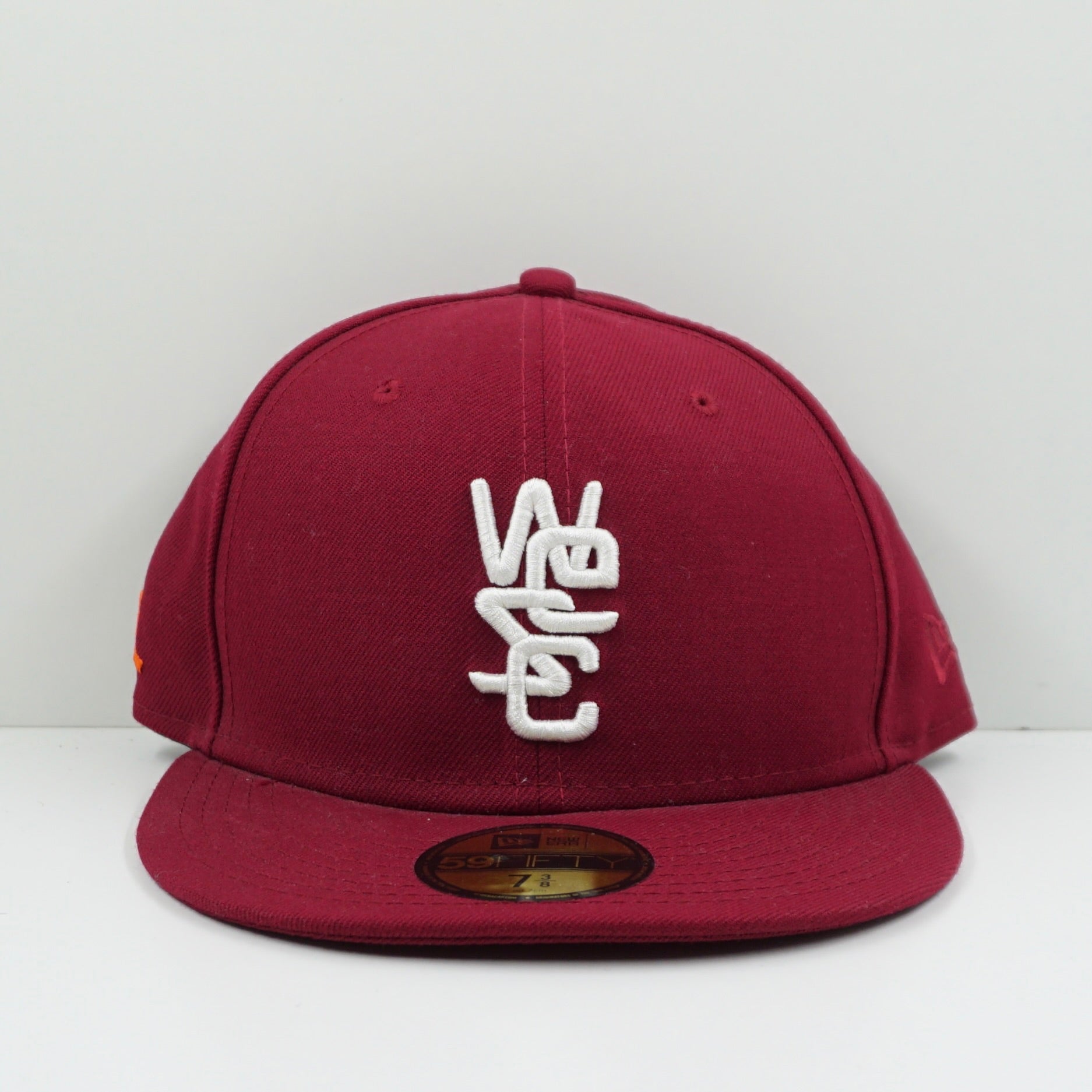 New Era WESC Wine Red Fitted Cap