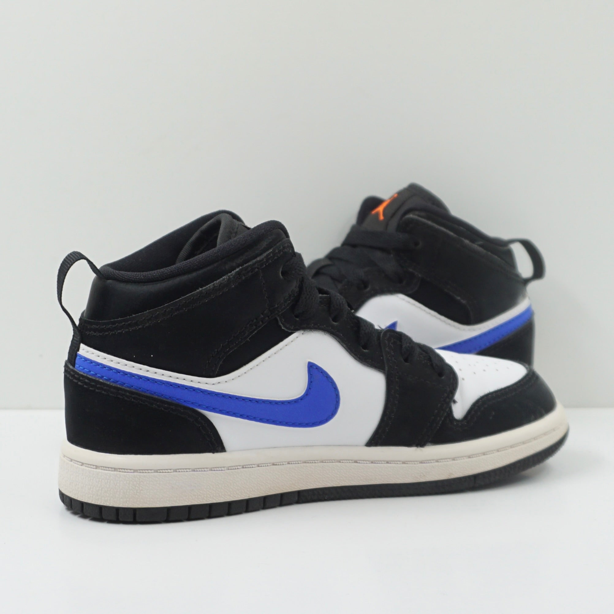 Jordan 1 Mid Black Racer Blue White (PS)