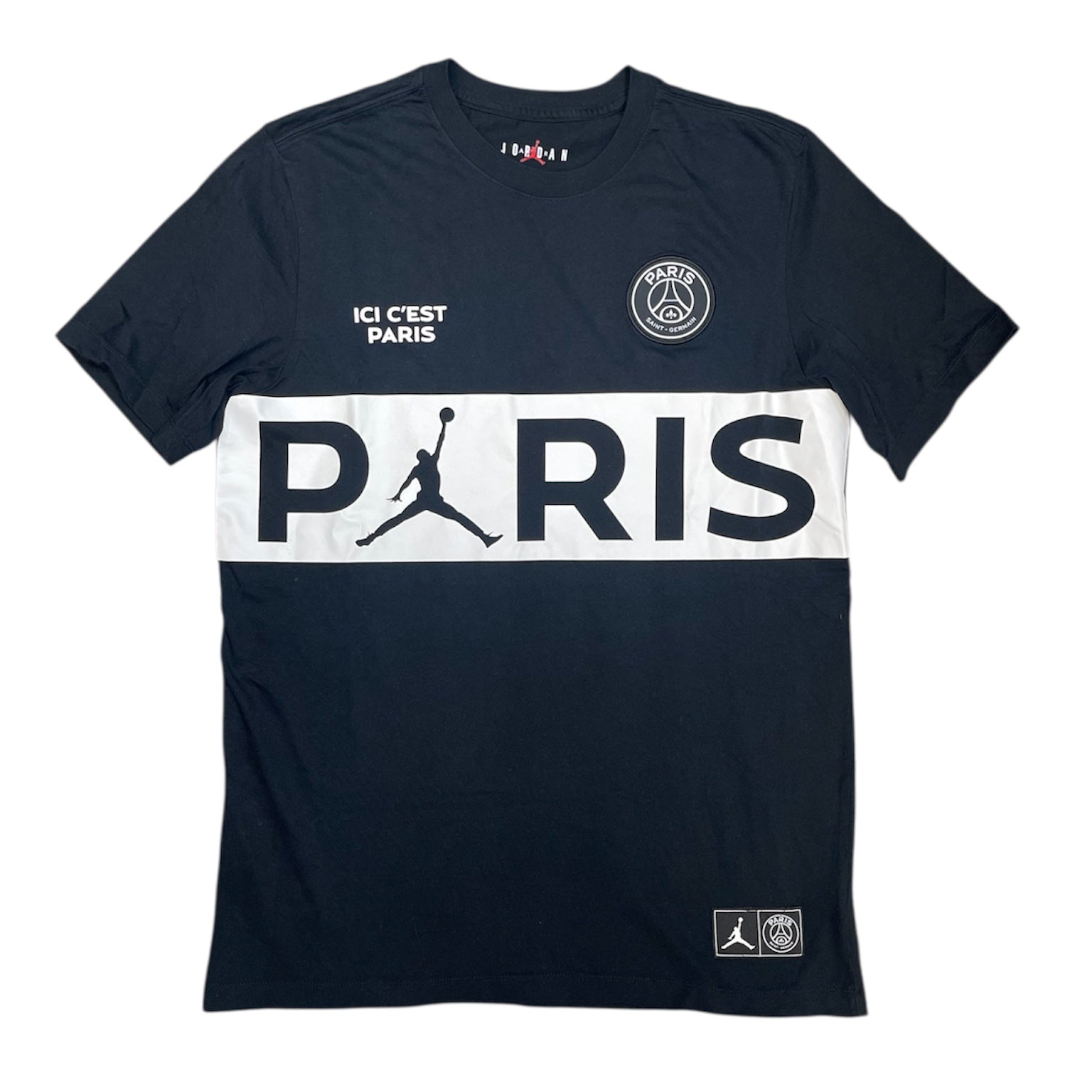 Jordan Paris-Saint Germain Black Tshirt