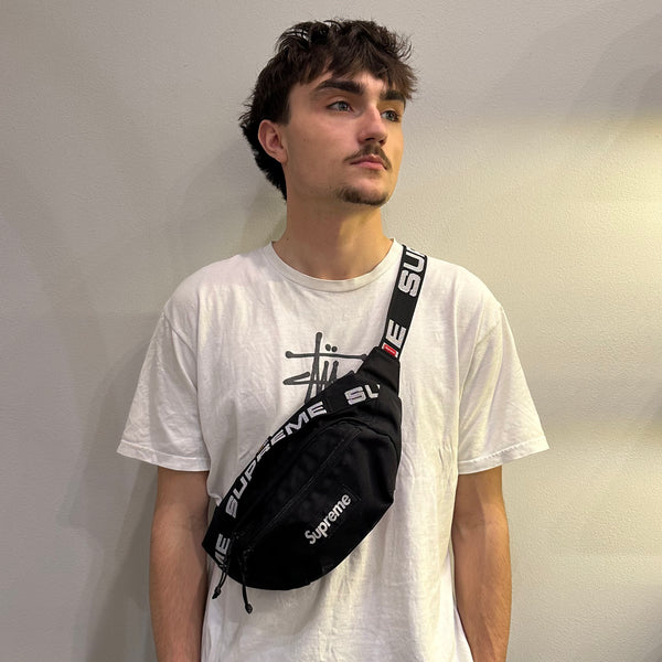 Supreme 18SS Waist Bag（Black） Supreme Waist Bag SS18