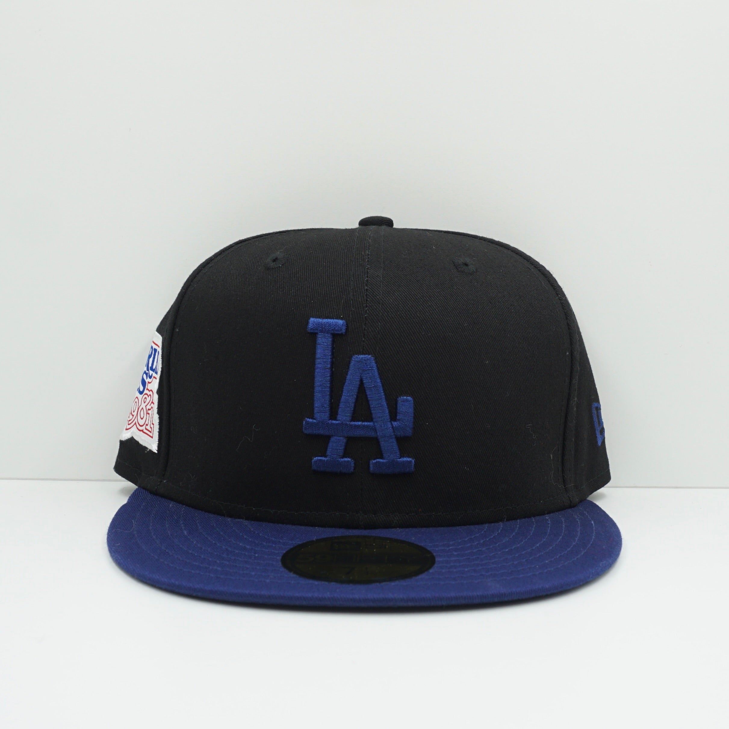 New Era LA Dodgers World Series 1981 Blue Black Fitted Cap