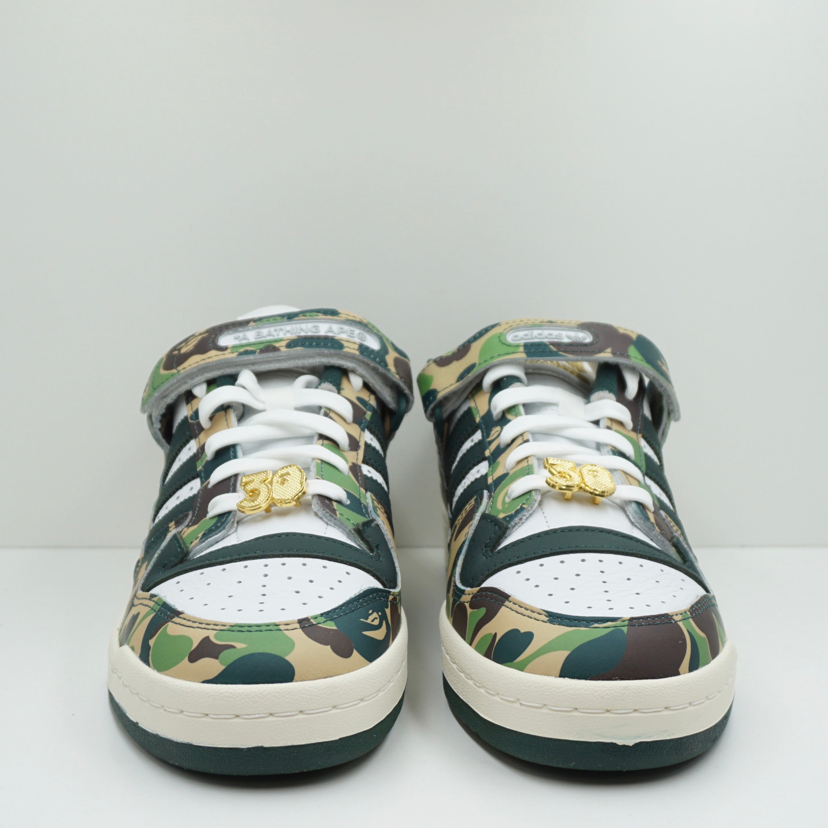 Adidas Forum 84 Low Bape 30th Anniversary Green Camo