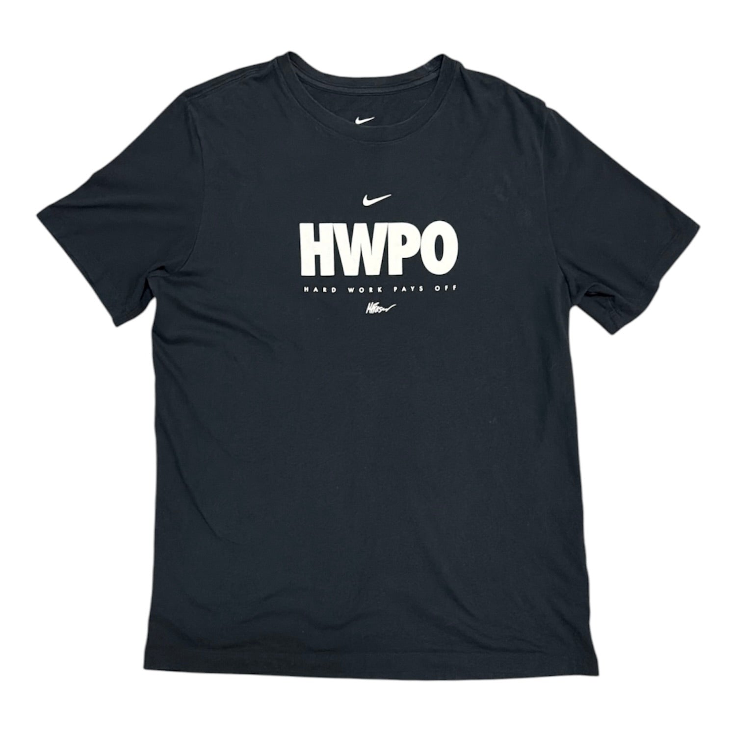 Nike Hard Work Pays Off Black Tshirt