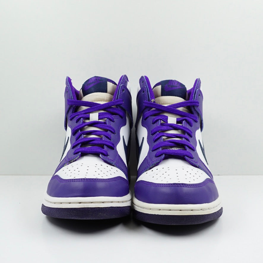 Nike Dunk High Electro Purple Midnight Navy (GS)