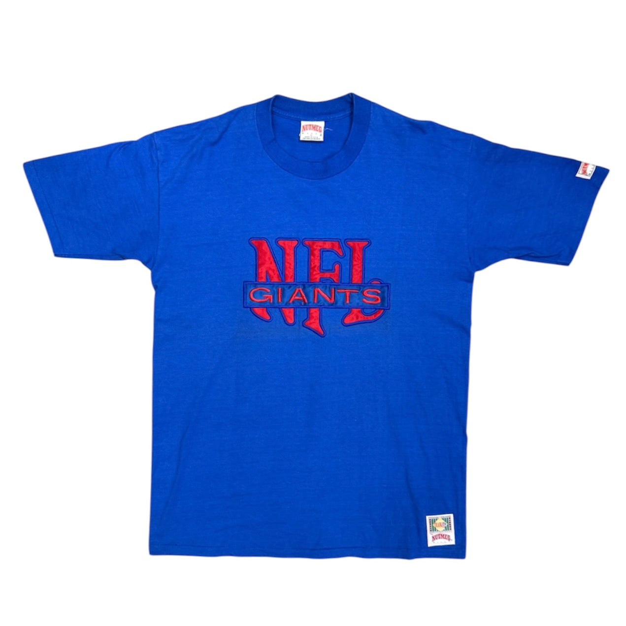 Vintage Nutmeg NFL New York Giants Blue Tshirt