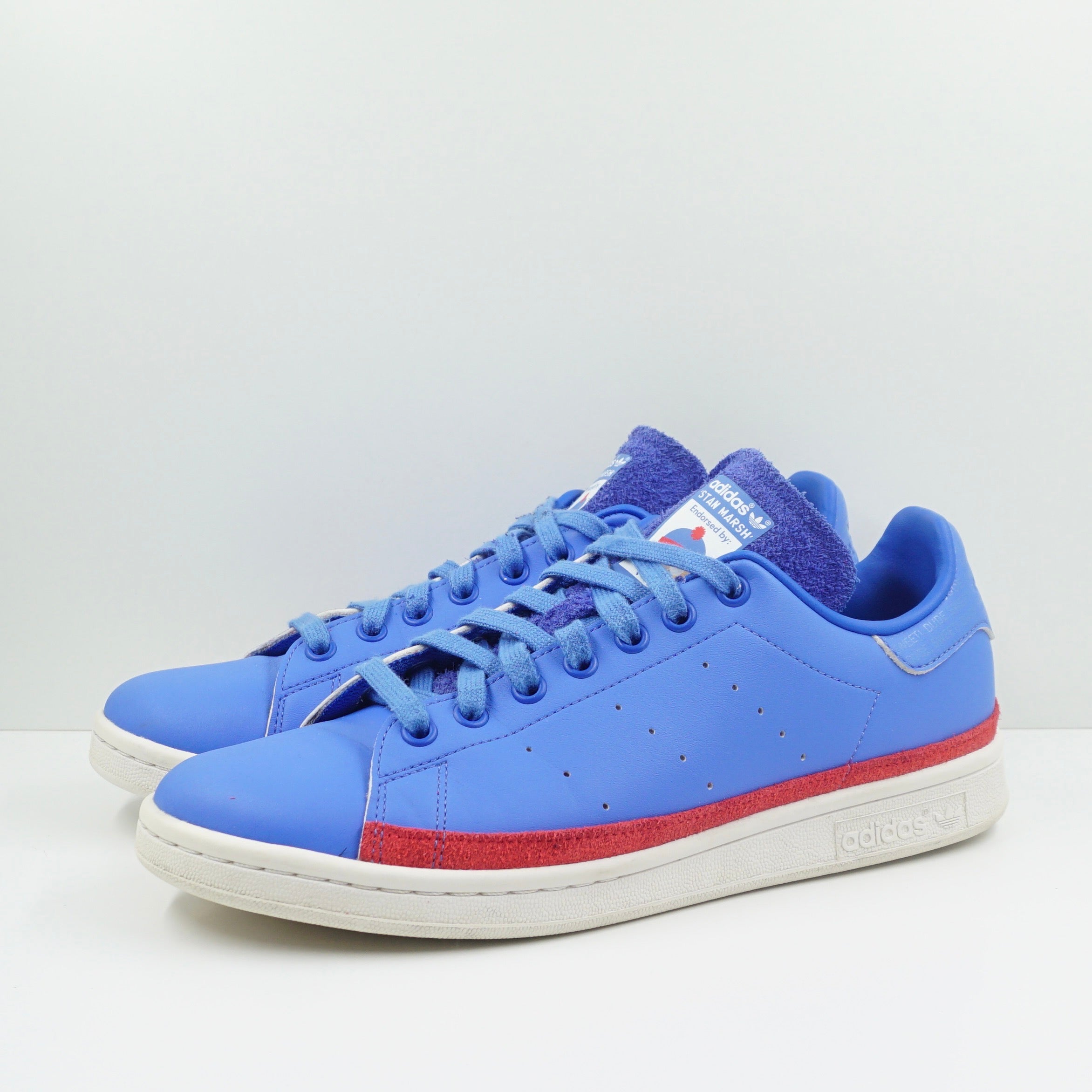 adidas stan smith red and blue