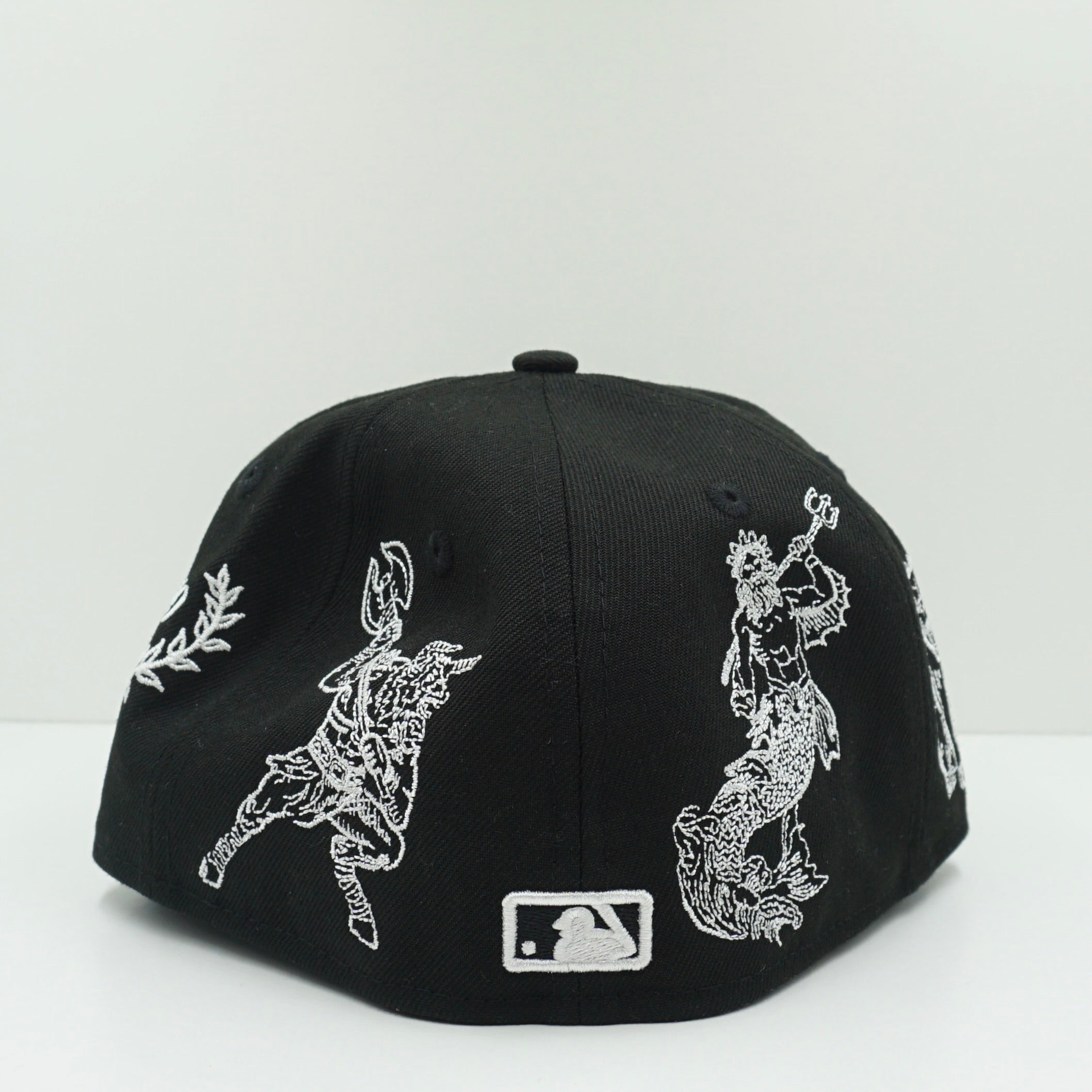 New Era New York Yankees White Stitch Black Fitted Cap
