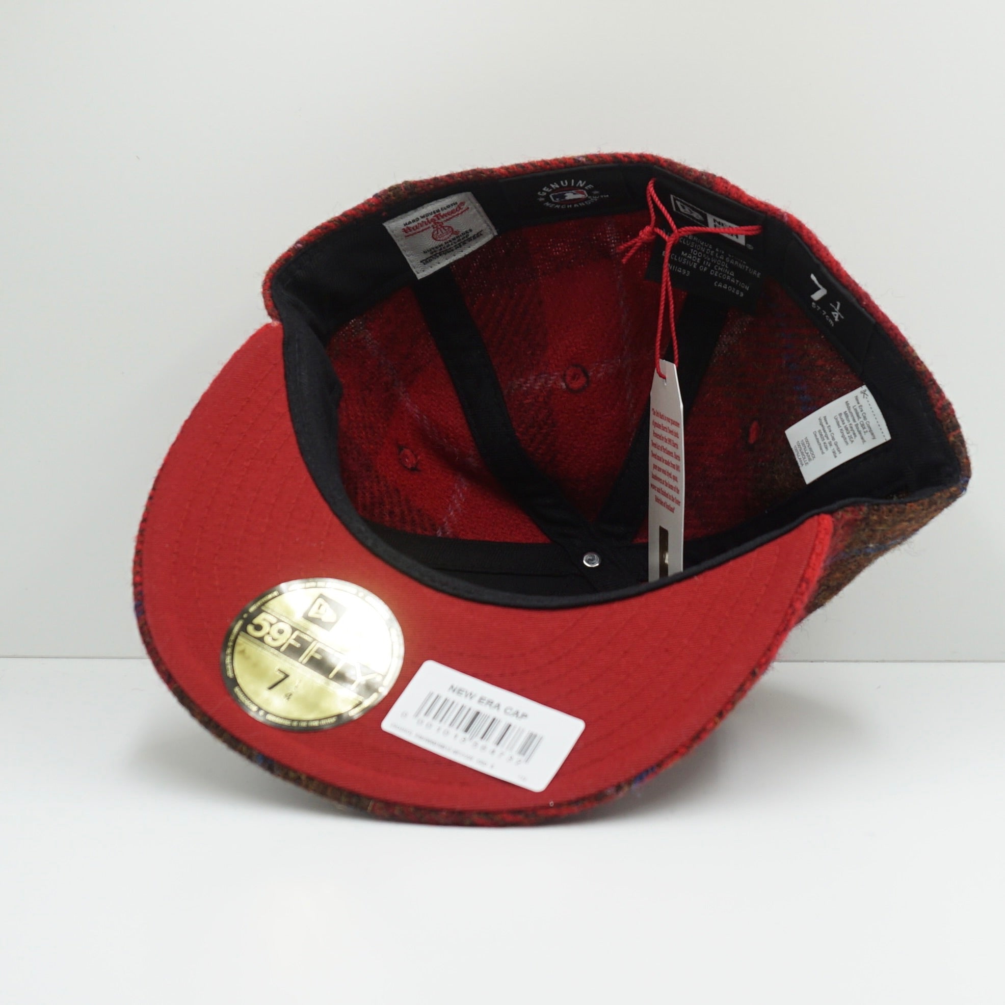 New Era Harris Tweed New York Yankees Red Fitted Cap