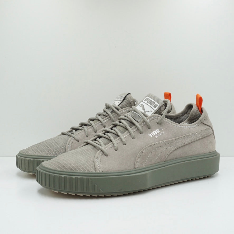 Sale Puma Puma Grey Breaker Mesh Fof Suede Sneakers Puma Breaker Low