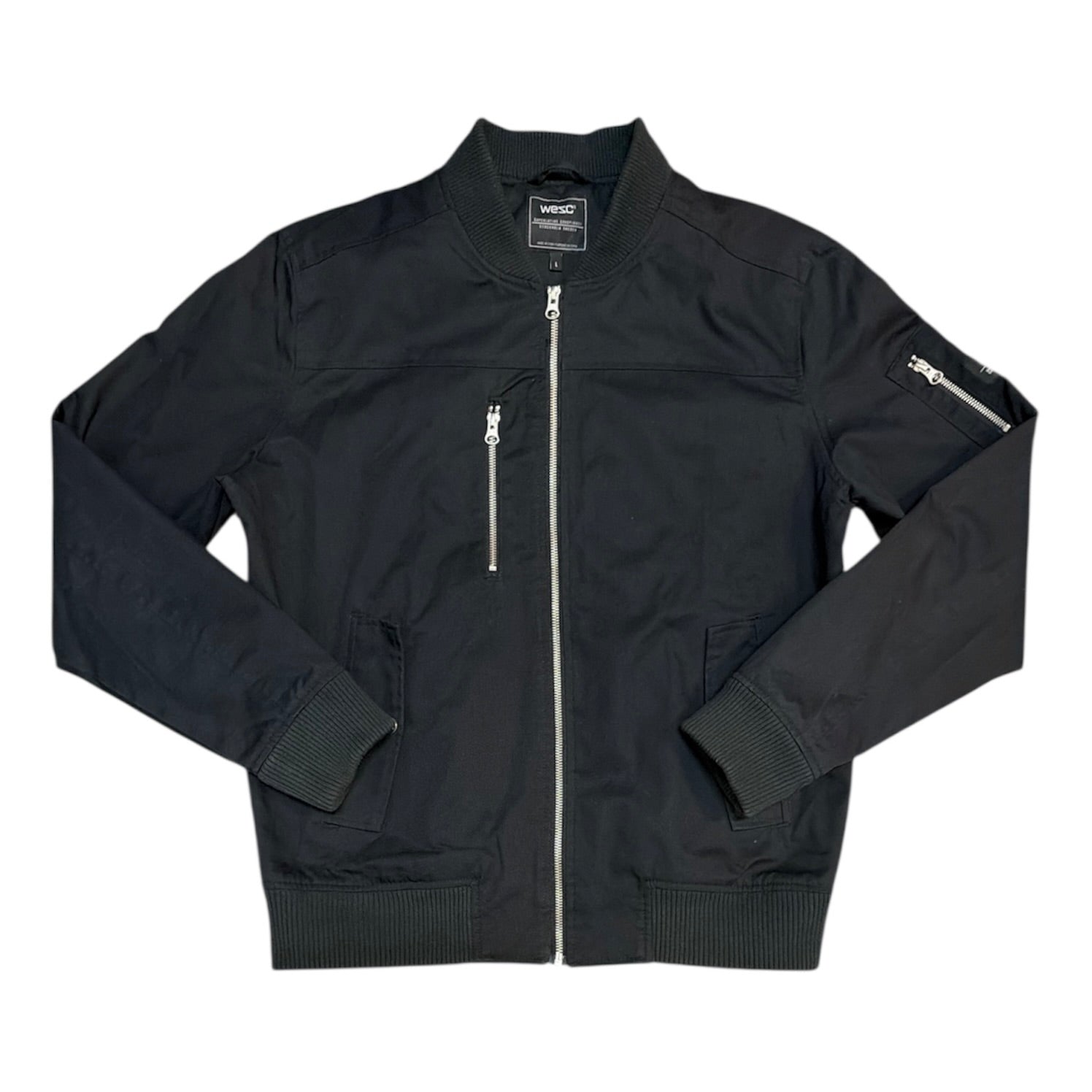 Wesc Black Bomber Jacket