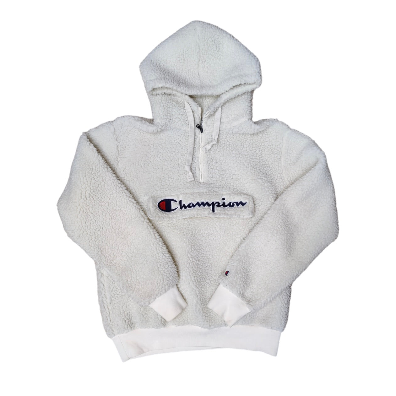 Champions White Fleece Hoodie