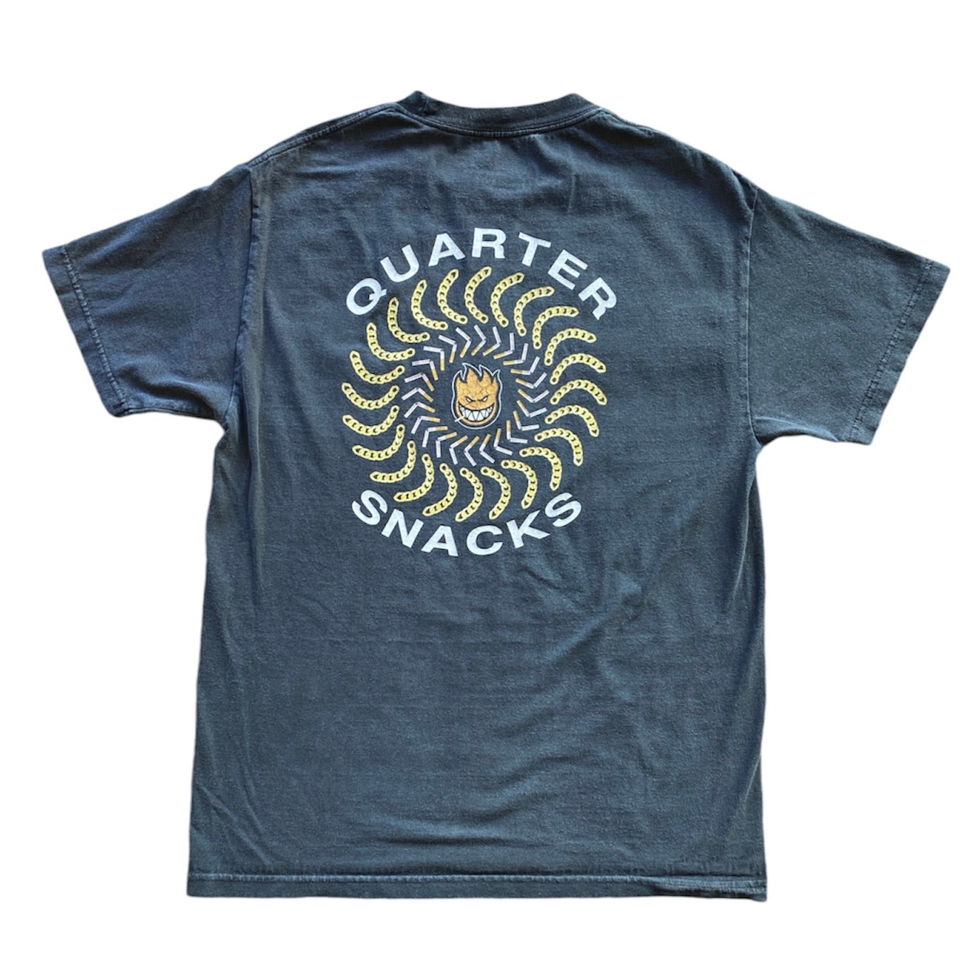 Spitfire Quartersnacks Dark Grey Tshirt