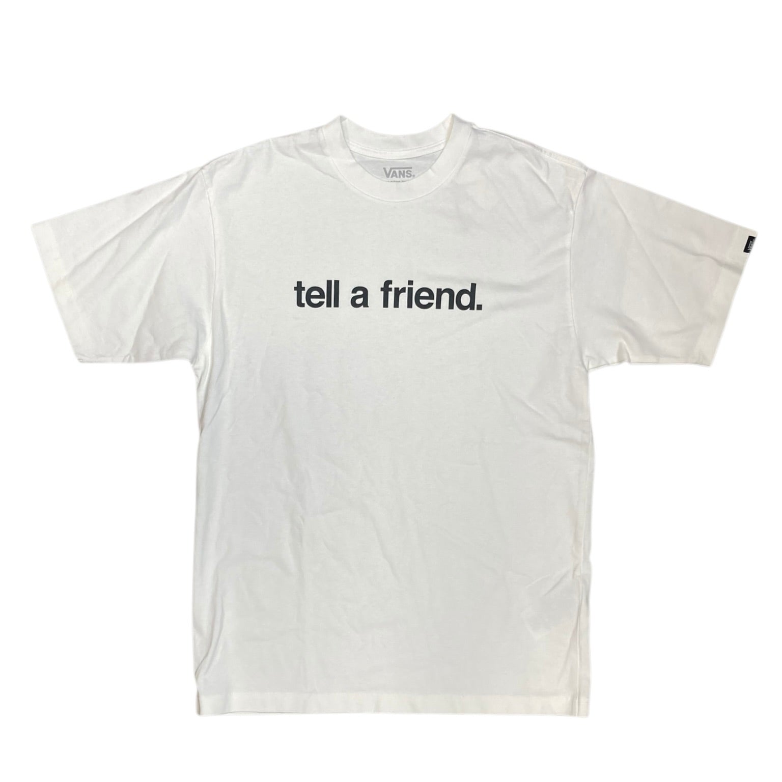 Vans Tell A Friend White Tshirt