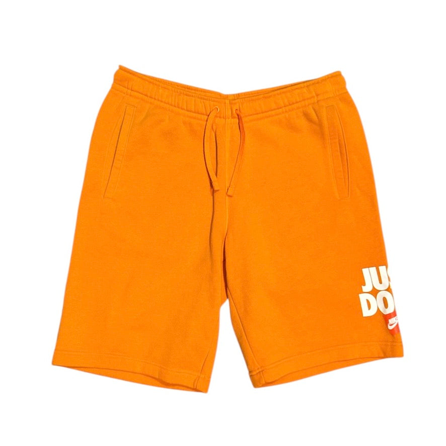 Nike Just Do It Fleece Orange Shorts