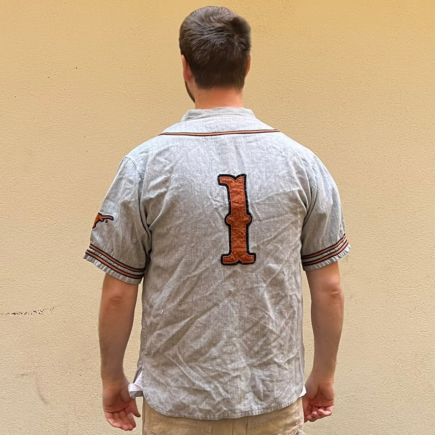 Colosseum Texas Longhorn 1 Wool Baseball Jersey