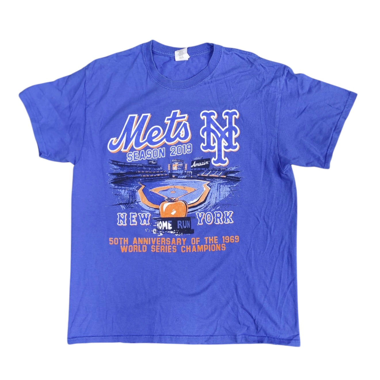 Gildan New York Mets Season 2019 Blue Tshirt