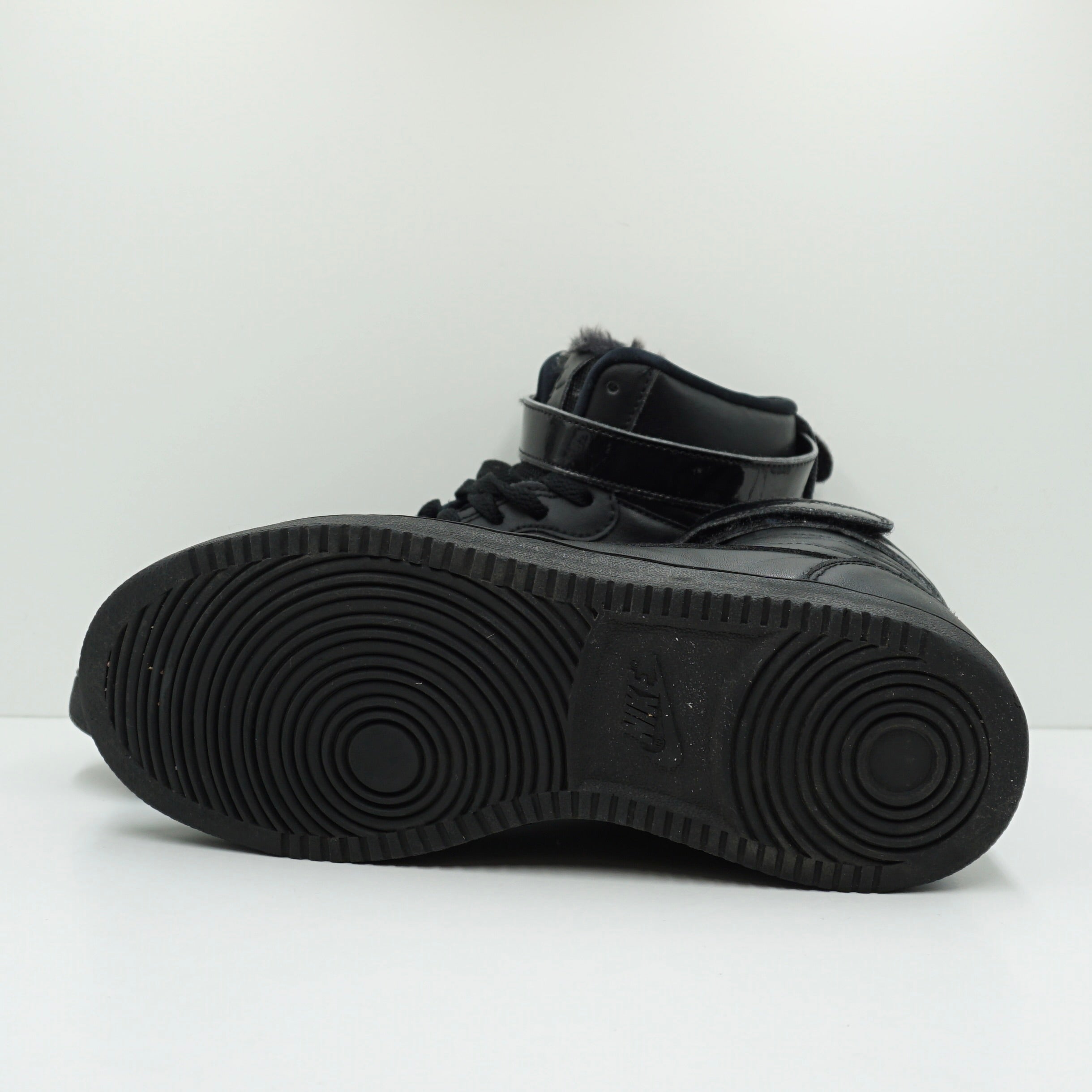 Nike Court Borough Mid Patent Black (W)