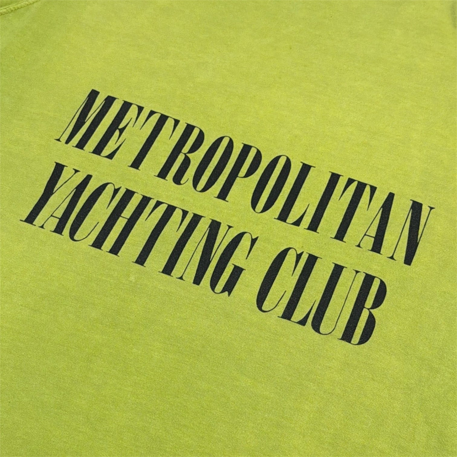 Vintage Metropolitian Project Yachting Club Green Tshirt
