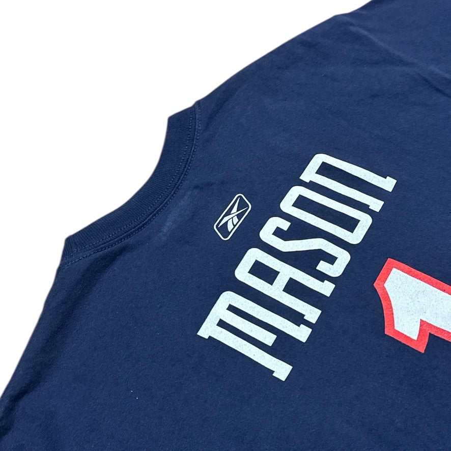 Reebok Columbus Blue Jackets #1 Mason Navy Tshirt