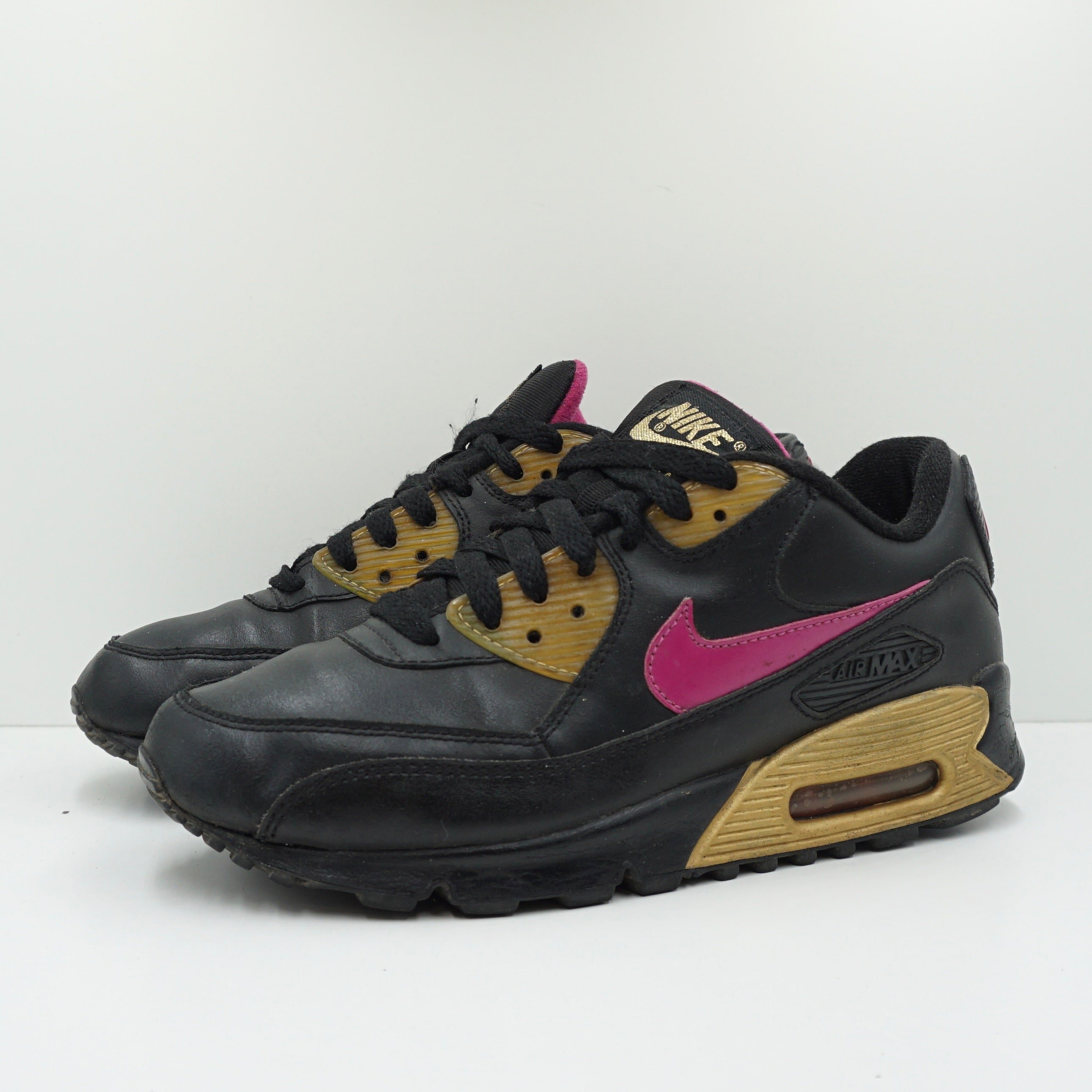 Nike Air Max 90 CL Black Fire Pink (GS)