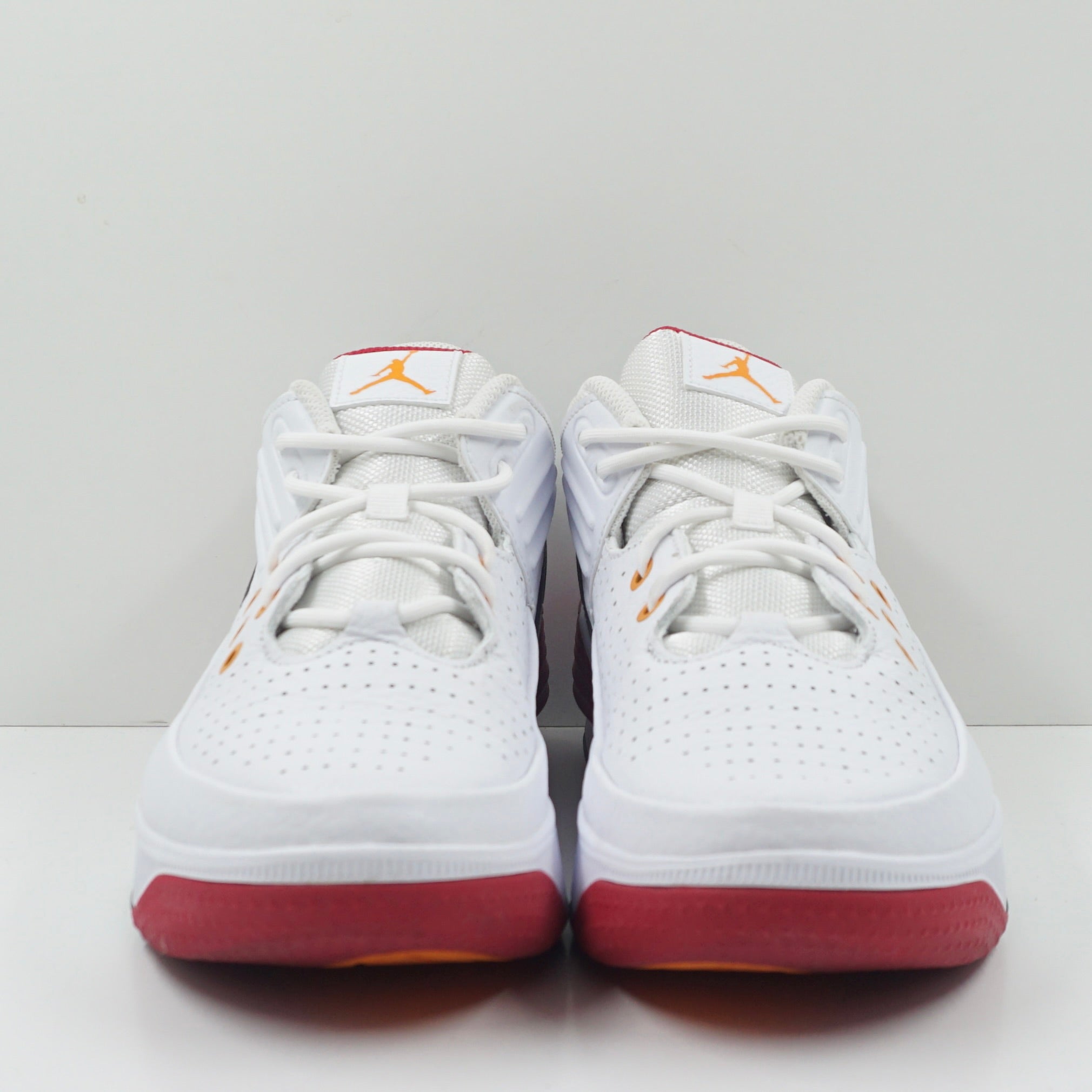 Jordan Max Aura 5 White Cardinal Red