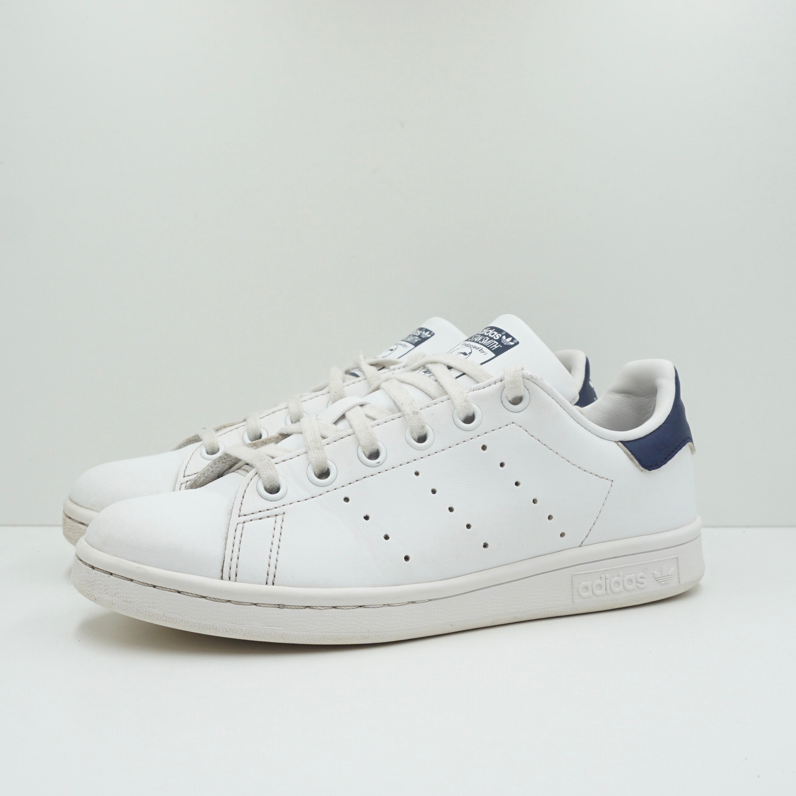 Adidas Stan Smith Cloud White Dark Blue (GS)