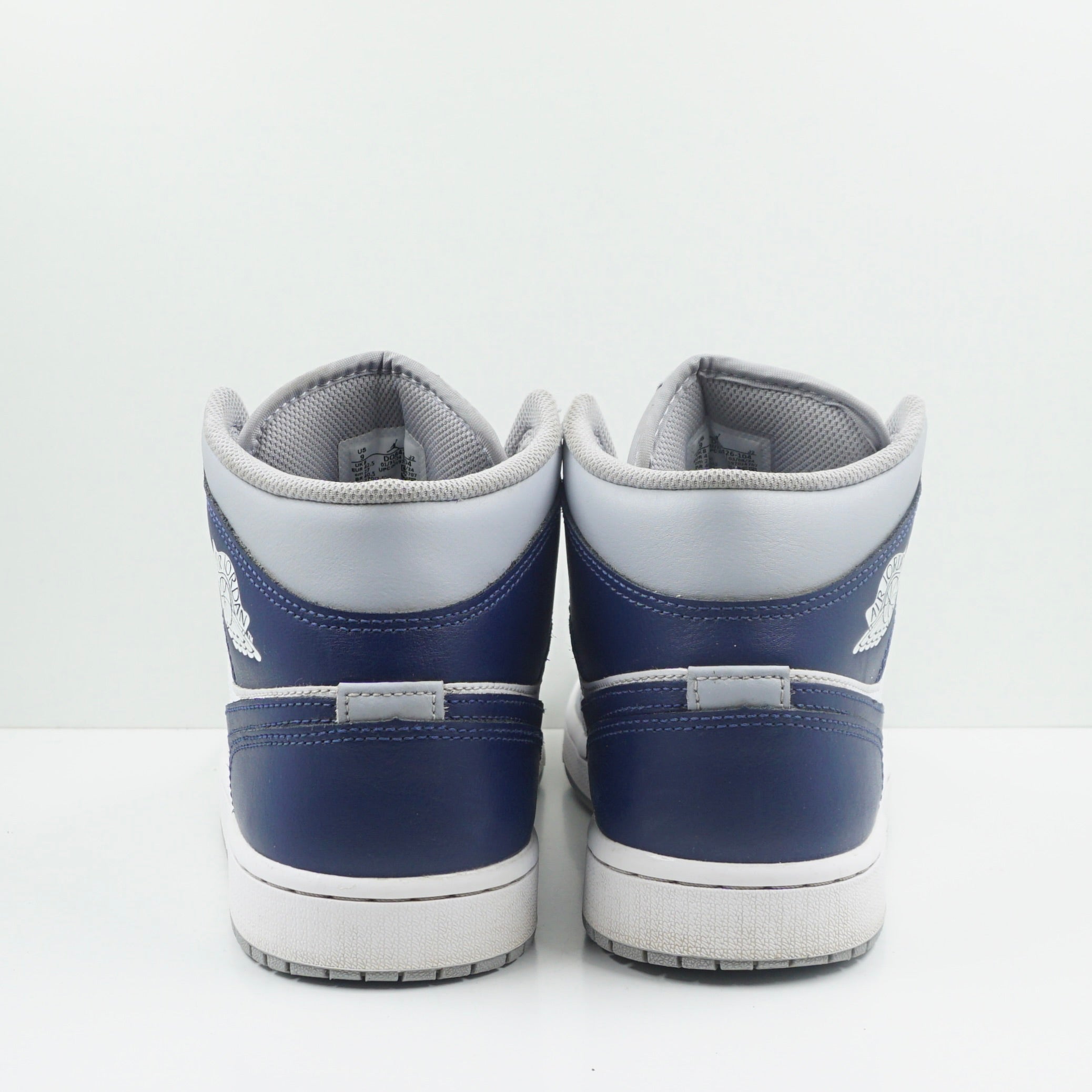 Jordan 1 Mid Wolf Grey Midnight Navy